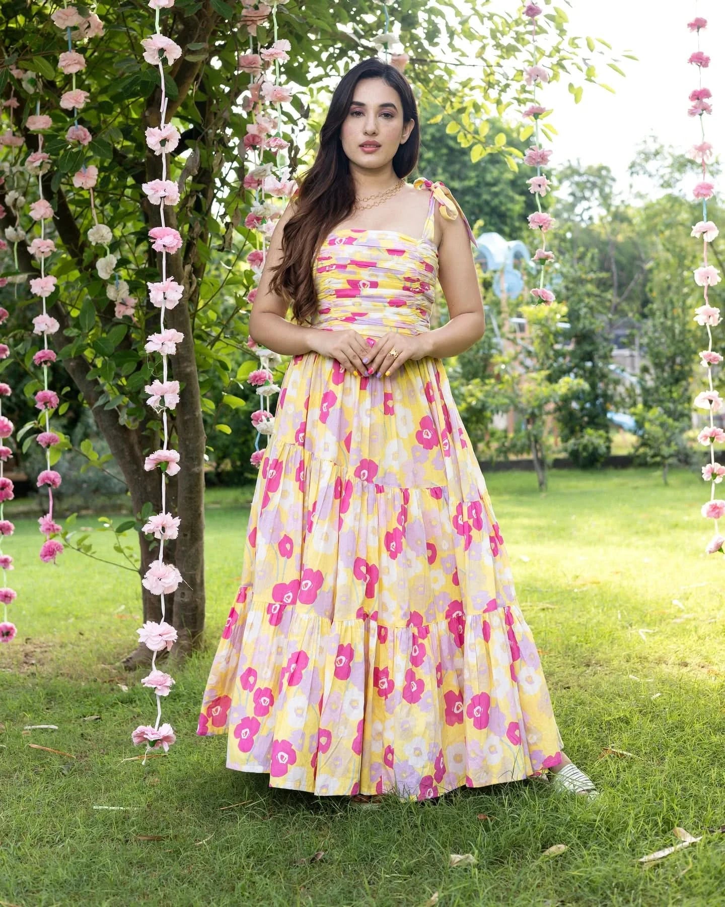 Aferdita Tier Cotton Dress - Image 14