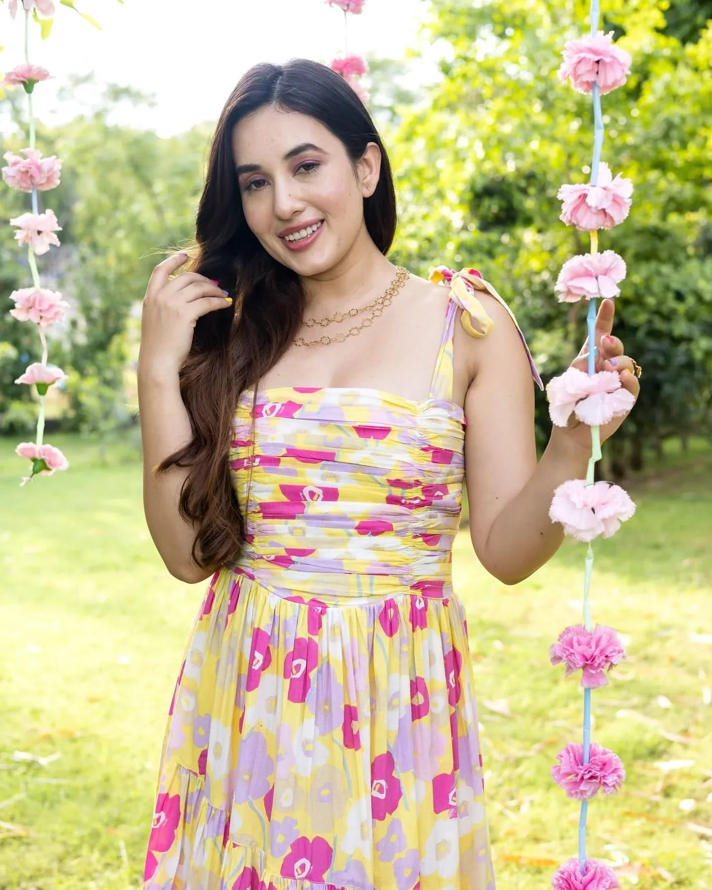 Aferdita Tier Cotton Dress - Image 2