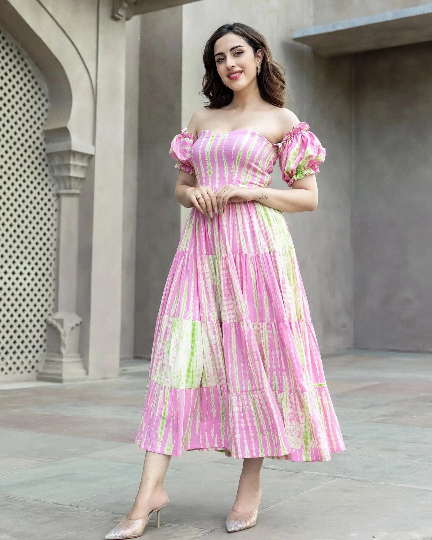 Akira Shibori Cotton Dress - Image 16