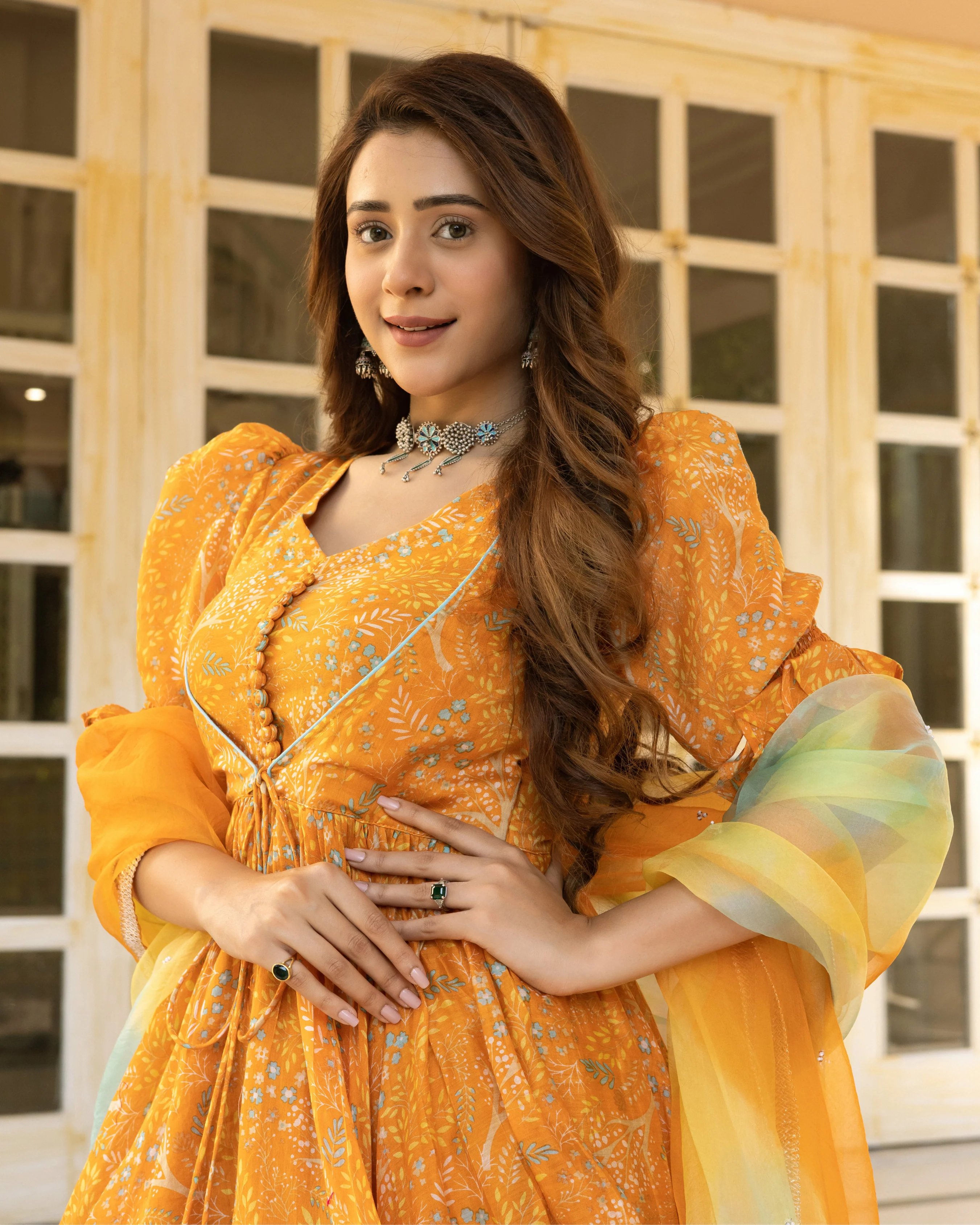 Asharfii Shibori Sharara Set - Image 9