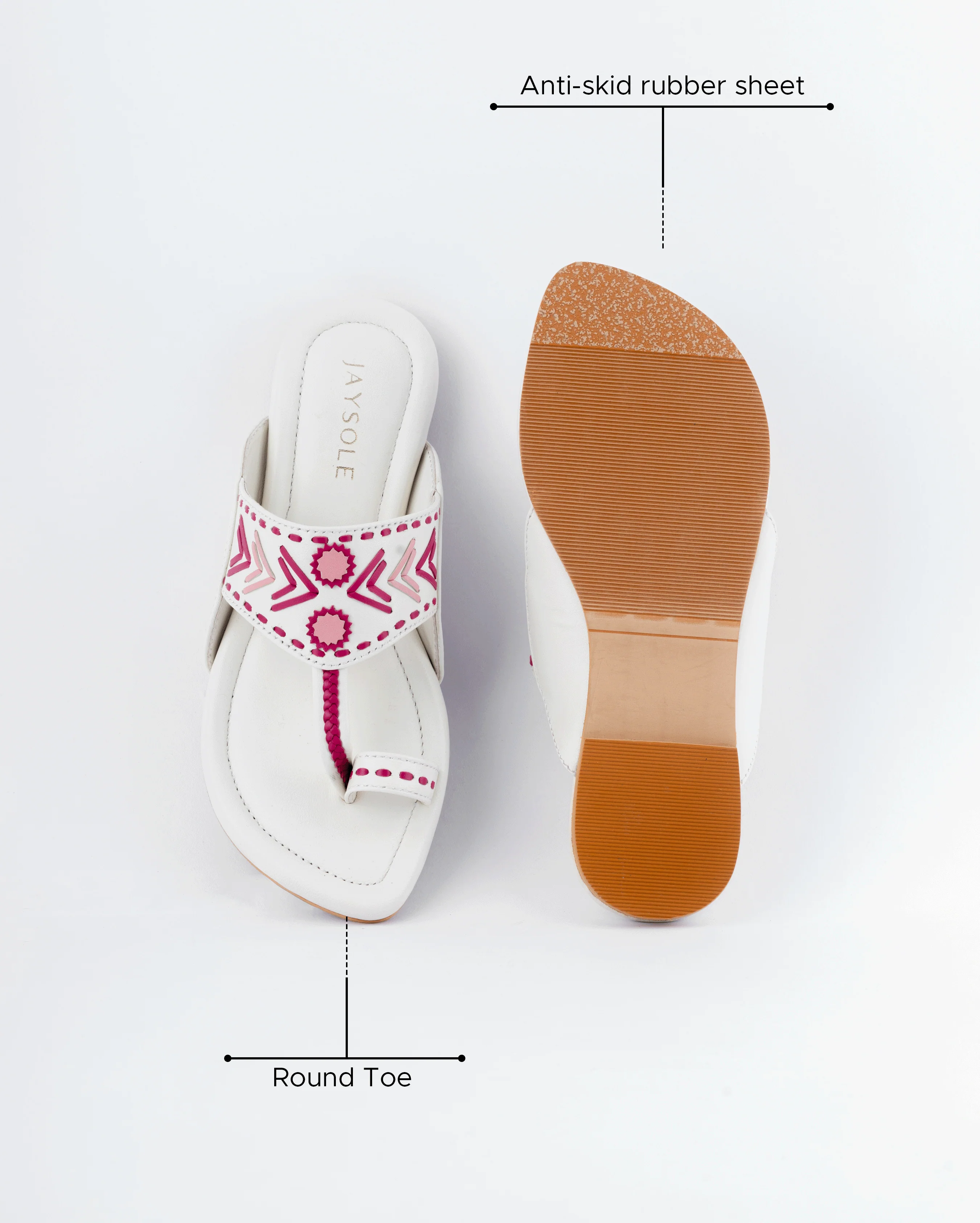 Azalea white Kolha Flats - Image 6