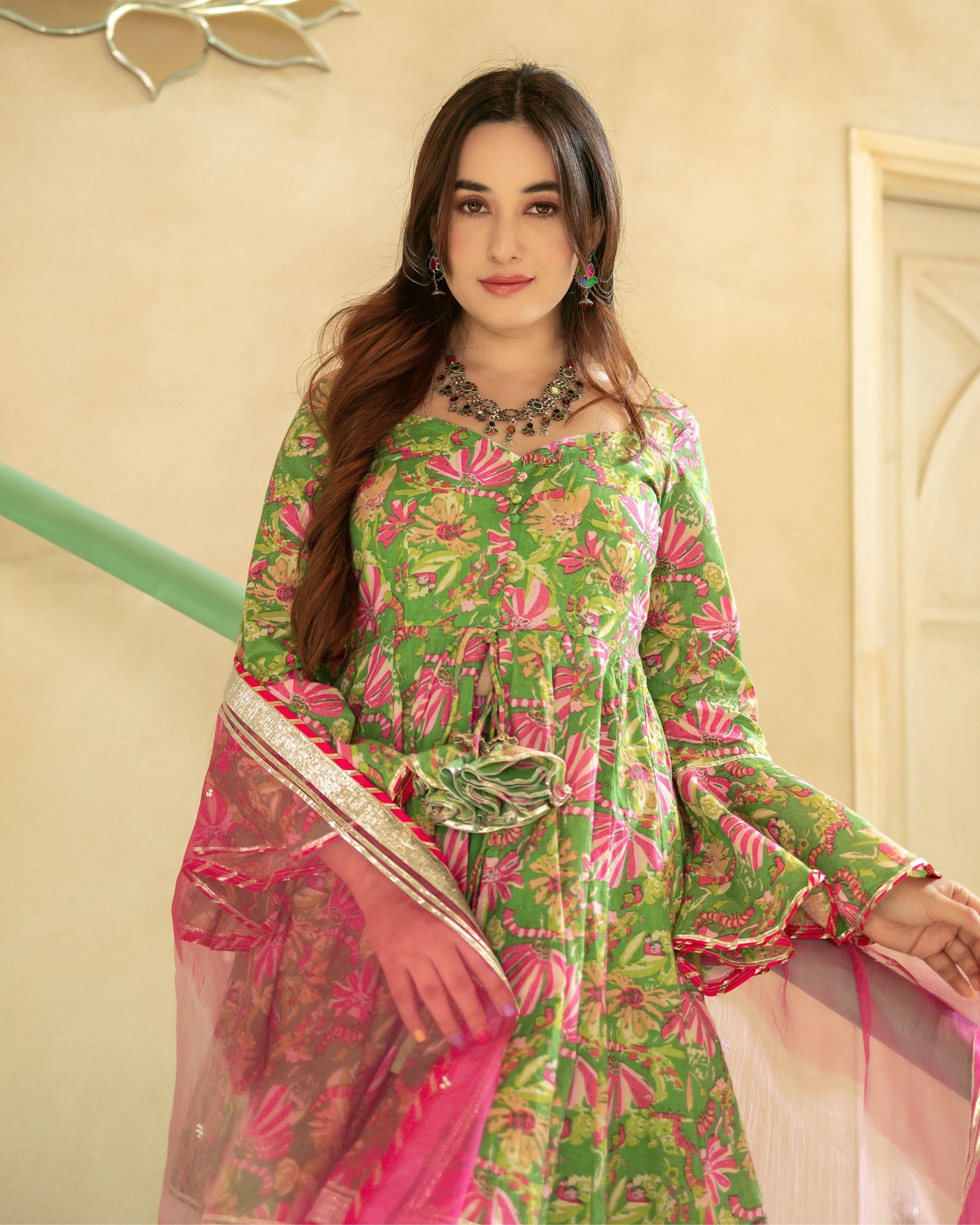 Baageecha Shibori Sharara Set - Image 8