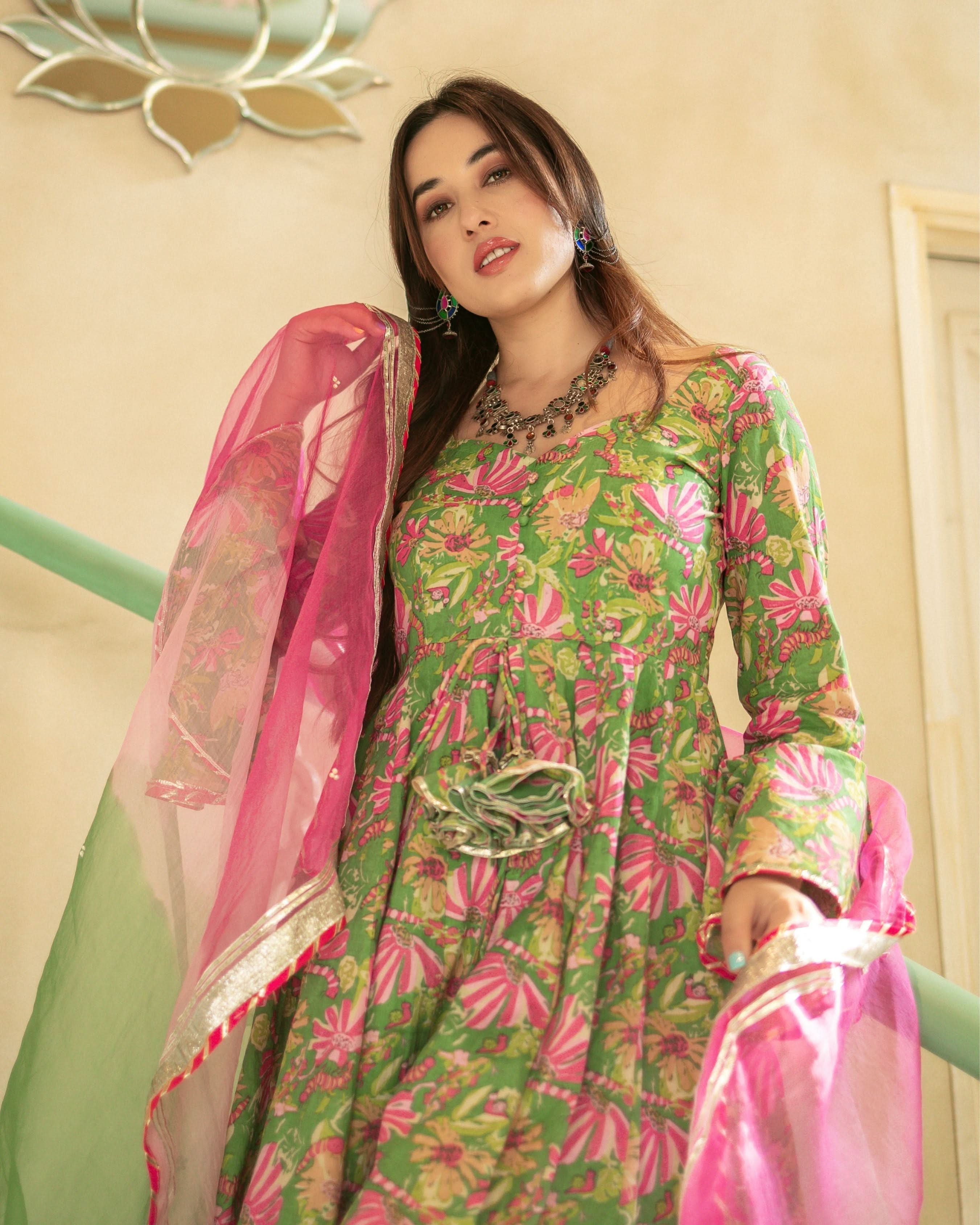 Baageecha Shibori Sharara Set - Image 9
