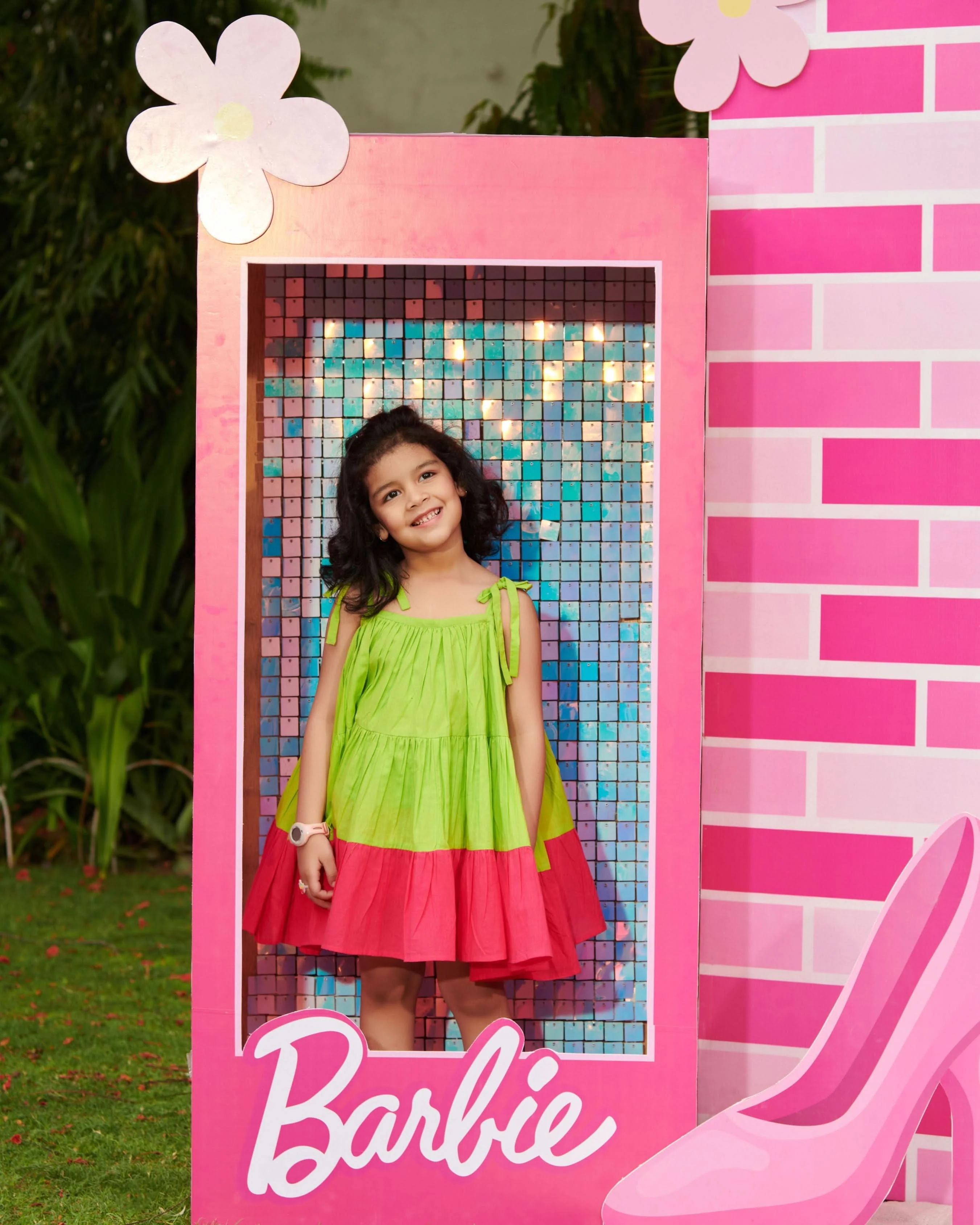 Blissa Tier Cotton Dress - Image 4