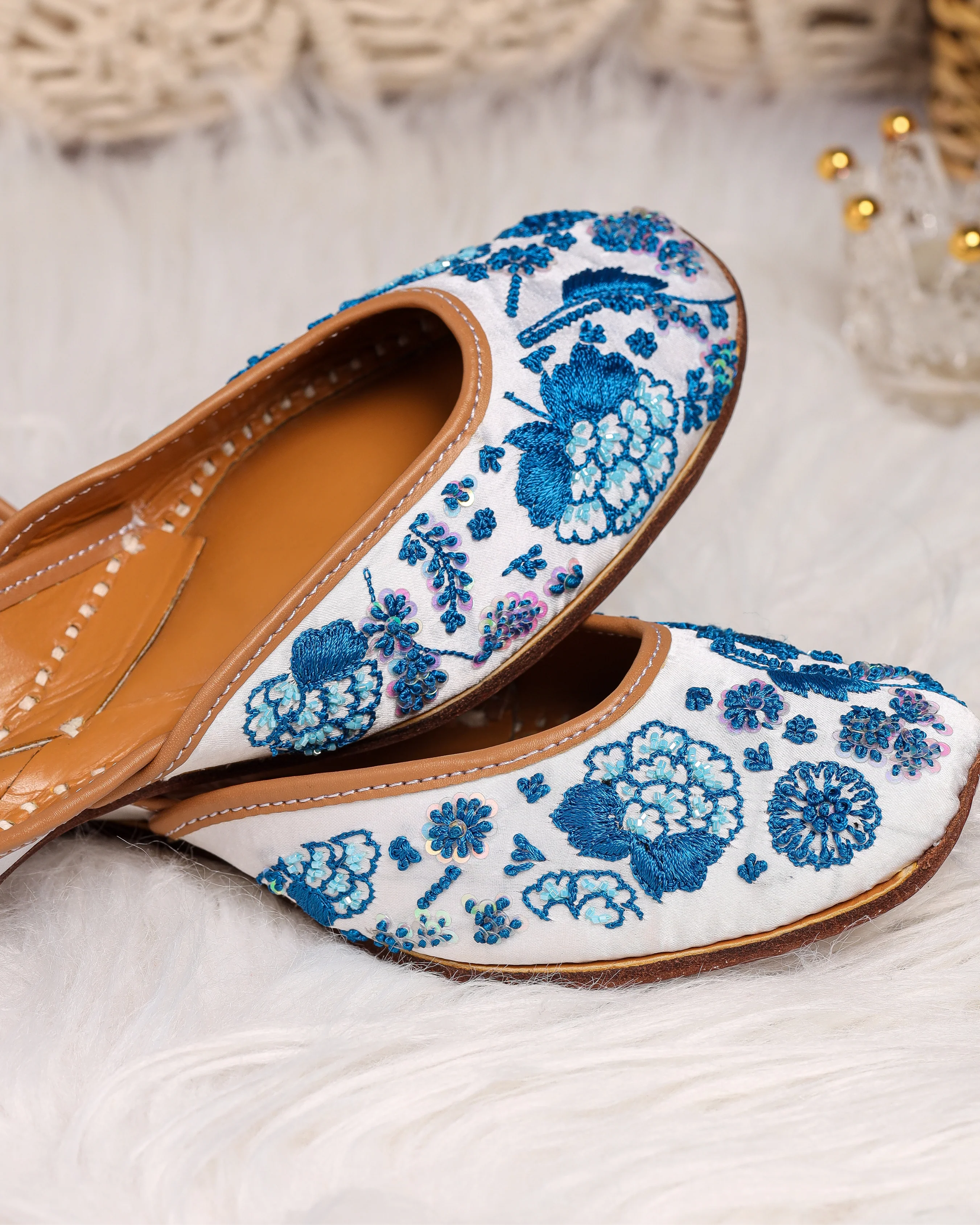 Blue Marlin Handcrafted Jutti - Image 5