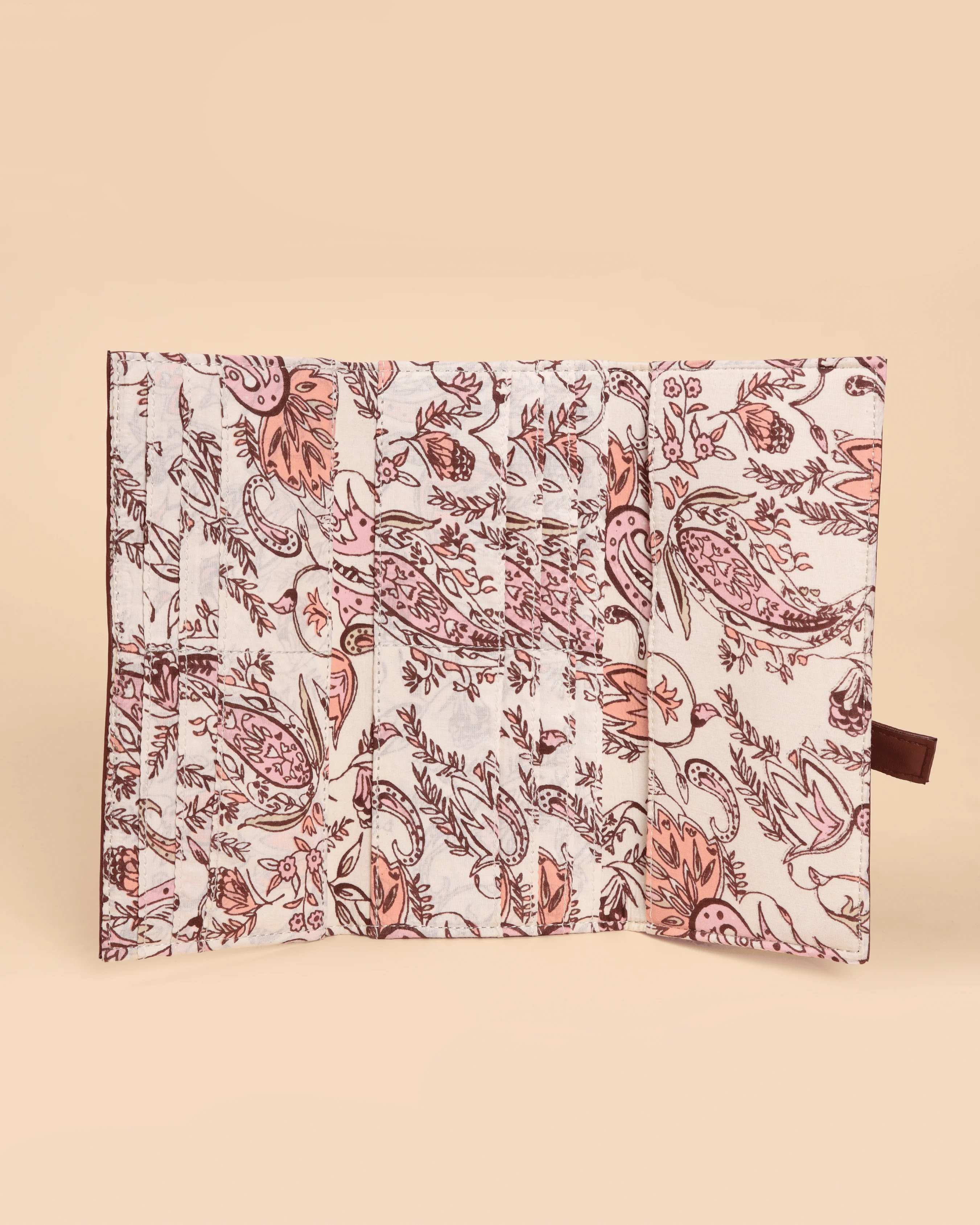 Blush Pearl Handblock Wallet - Image 3