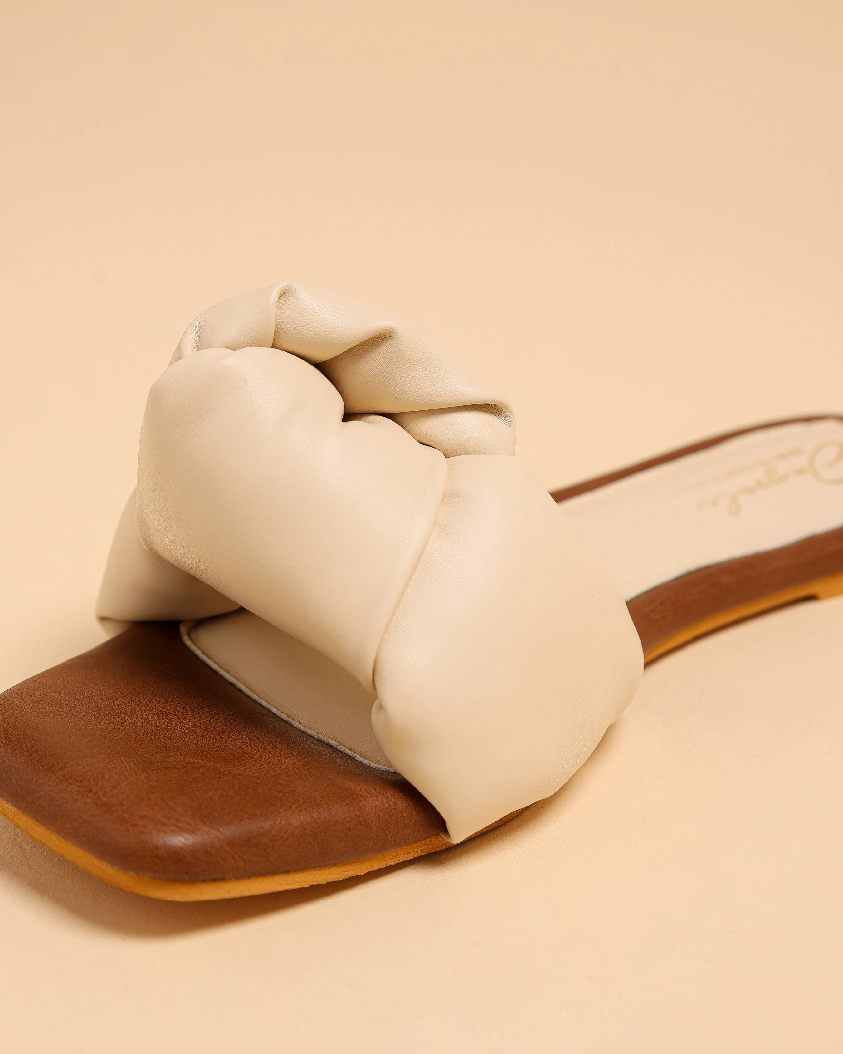 Camel Tale Knoted Flats - Image 8