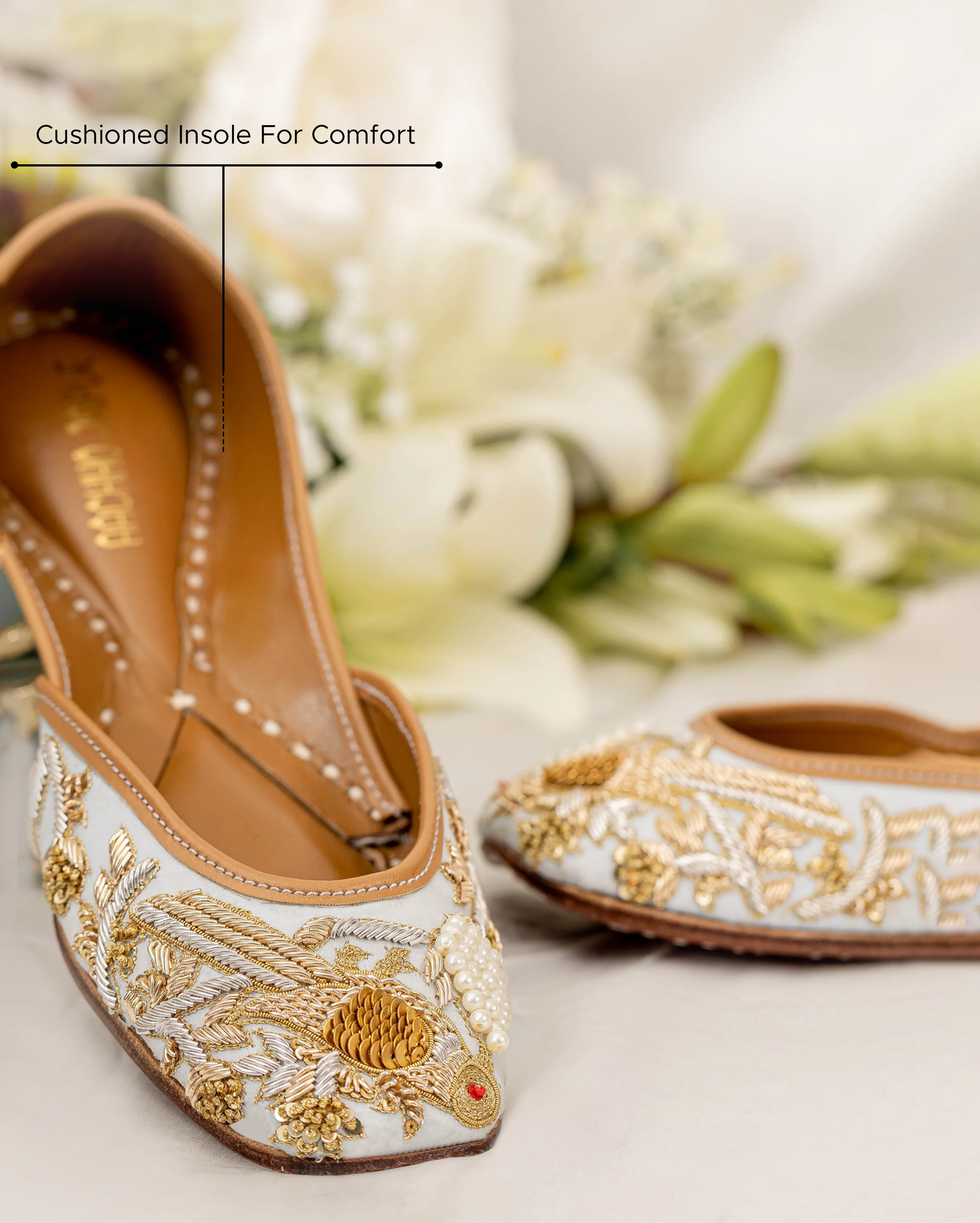 CARAMEL CRUNCH HANDCRAFTED JUTTI - Image 3