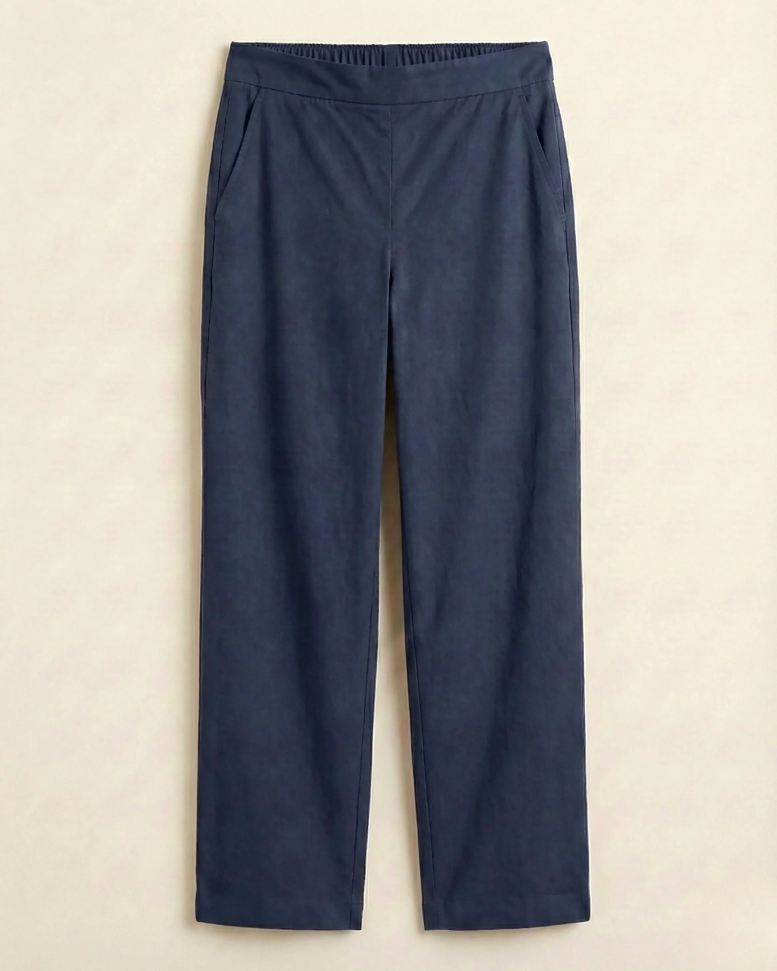 Chaya Indigo Cotton Straight Pants - Image 3