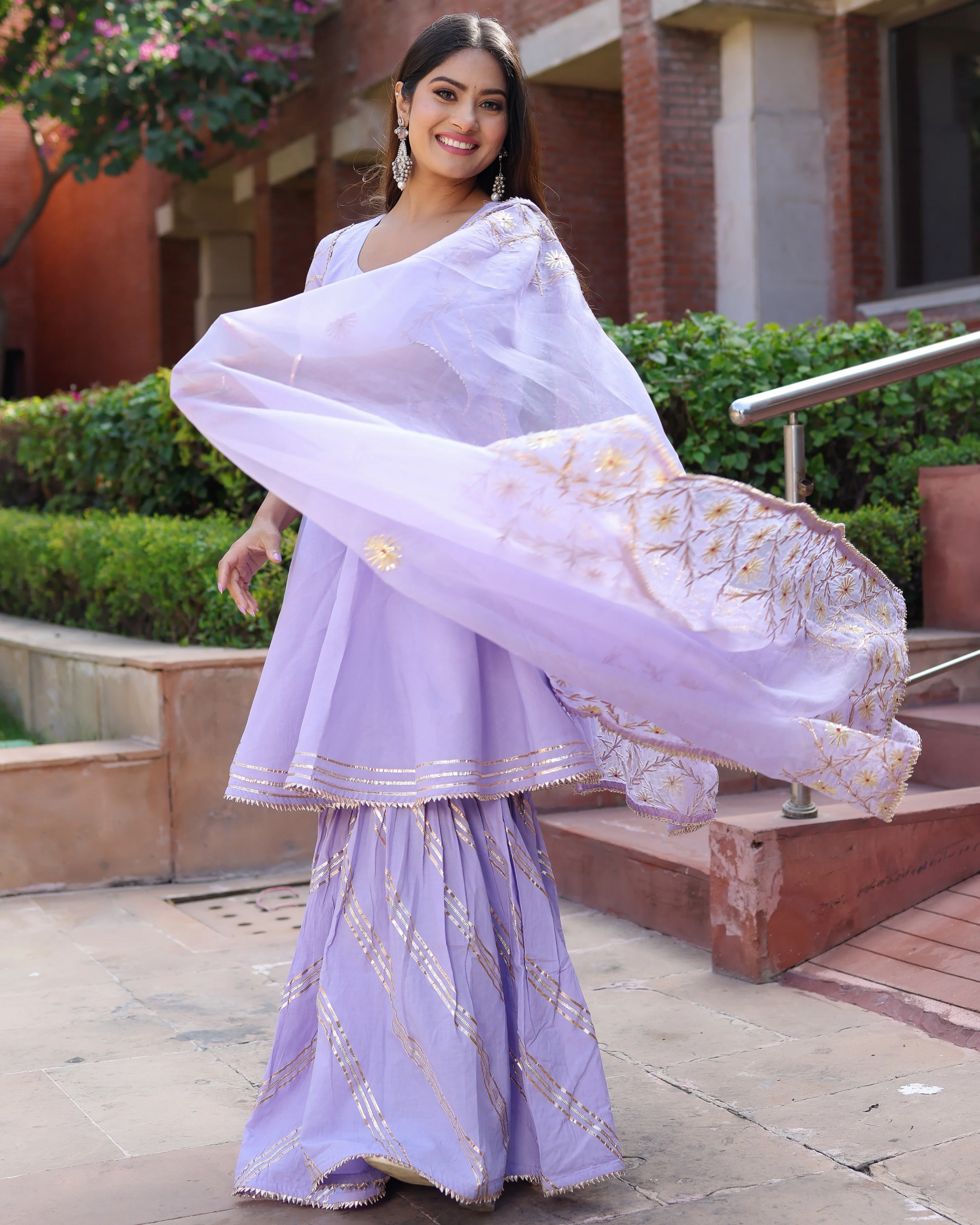 Crown Magic Gotapatti Sharara Set - Image 7
