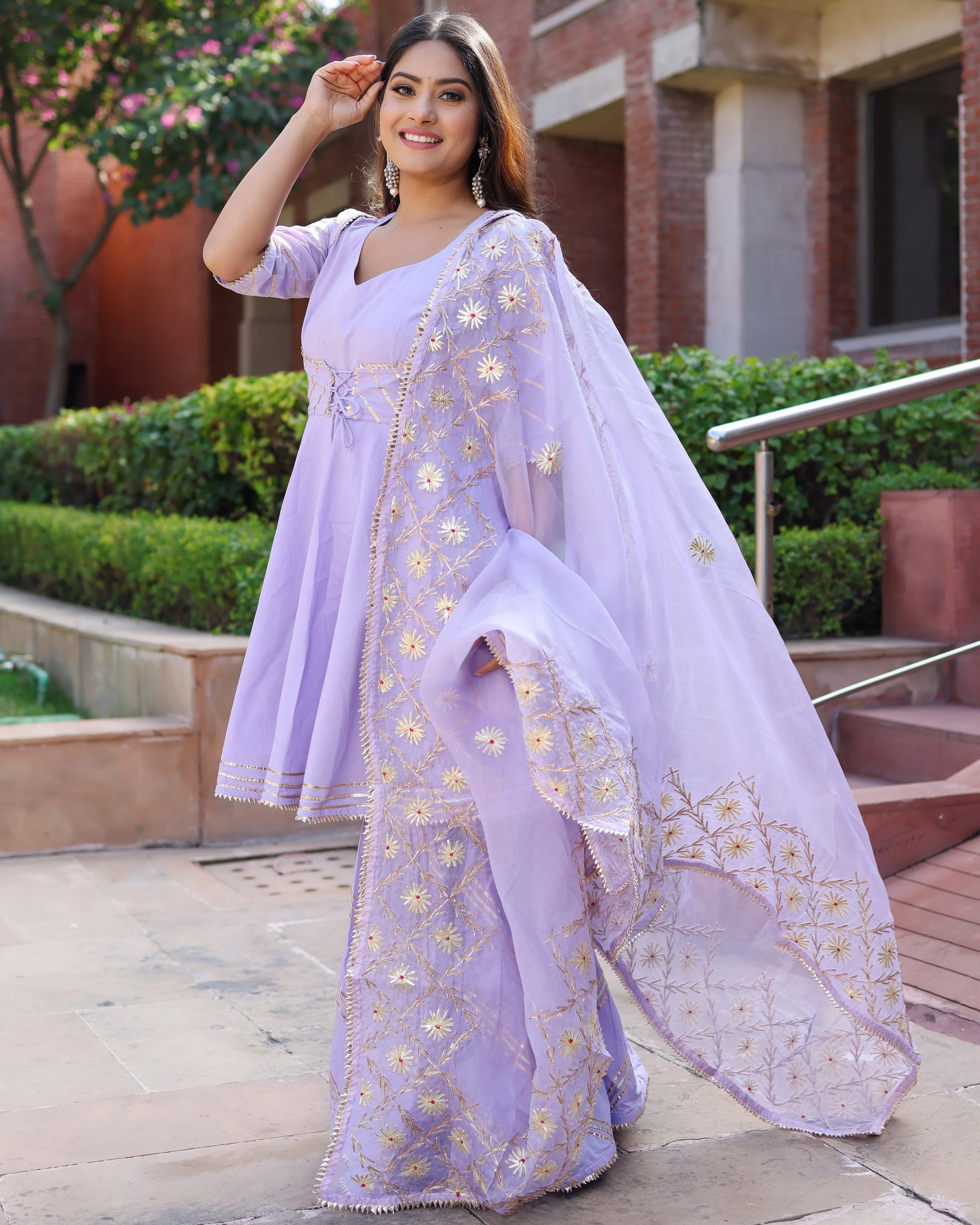 Crown Magic Gotapatti Sharara Set - Image 9