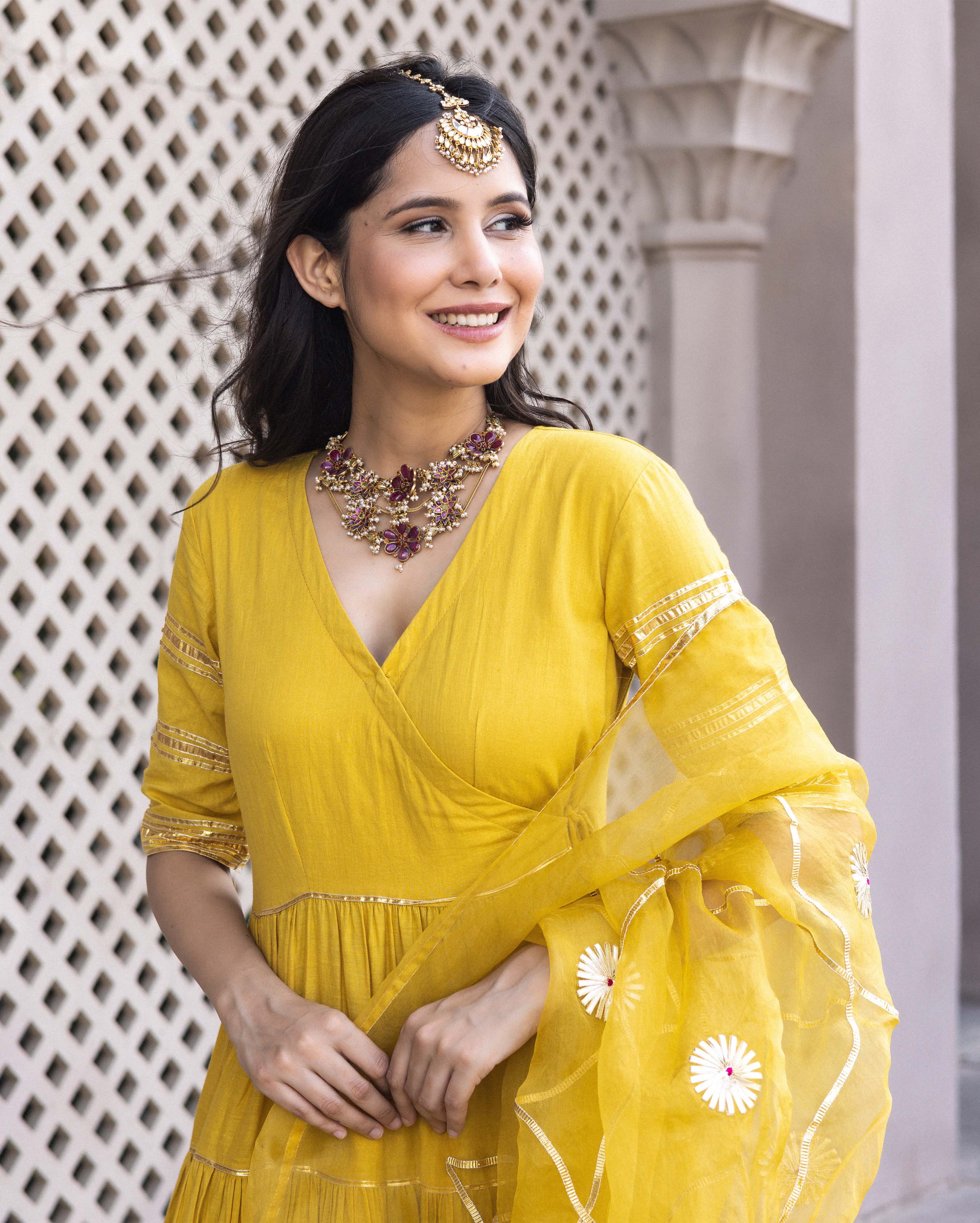 Dahabi Gotapatti Cotton Suit Set - Image 3