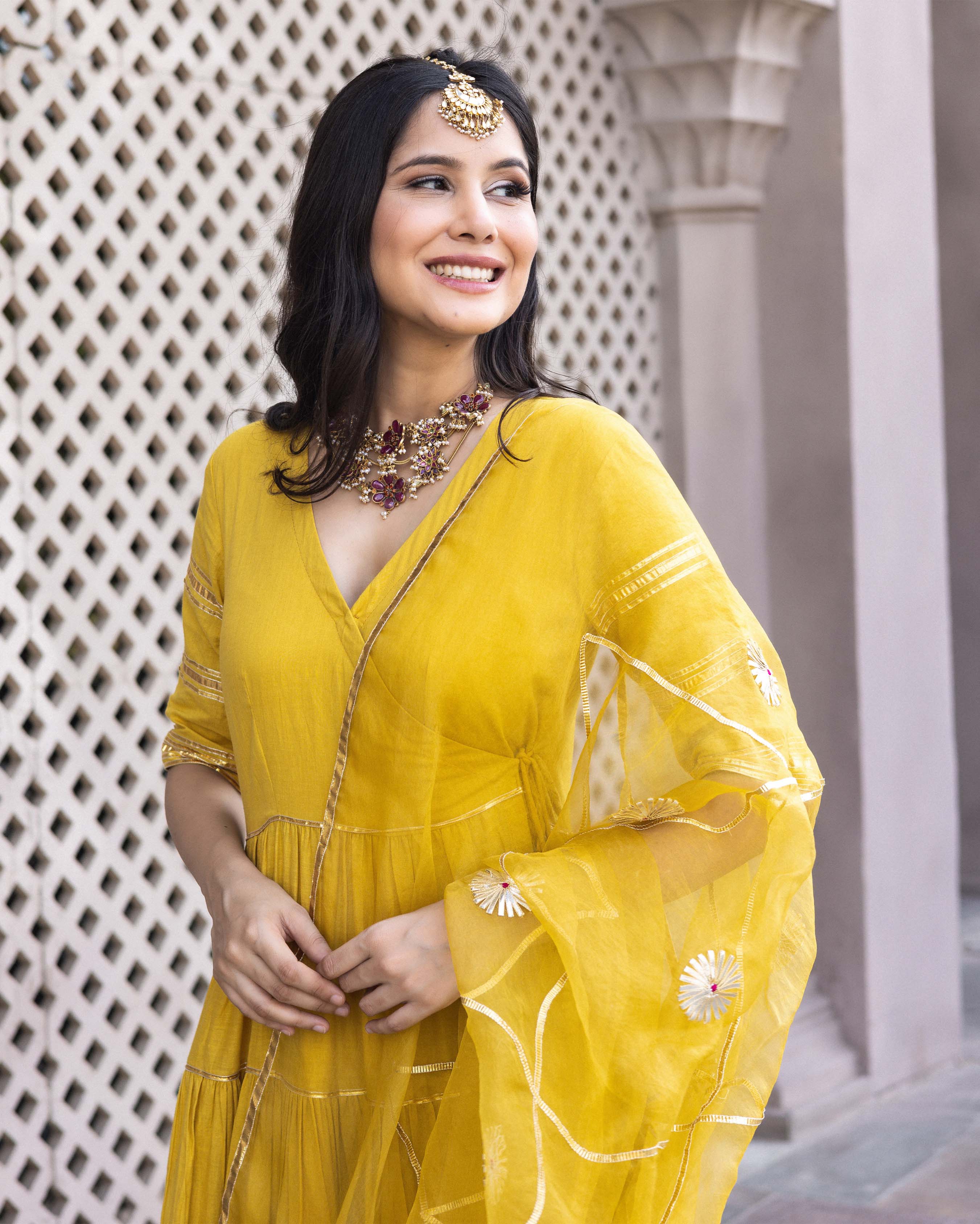 Dahabi Gotapatti Cotton Suit Set - Image 7
