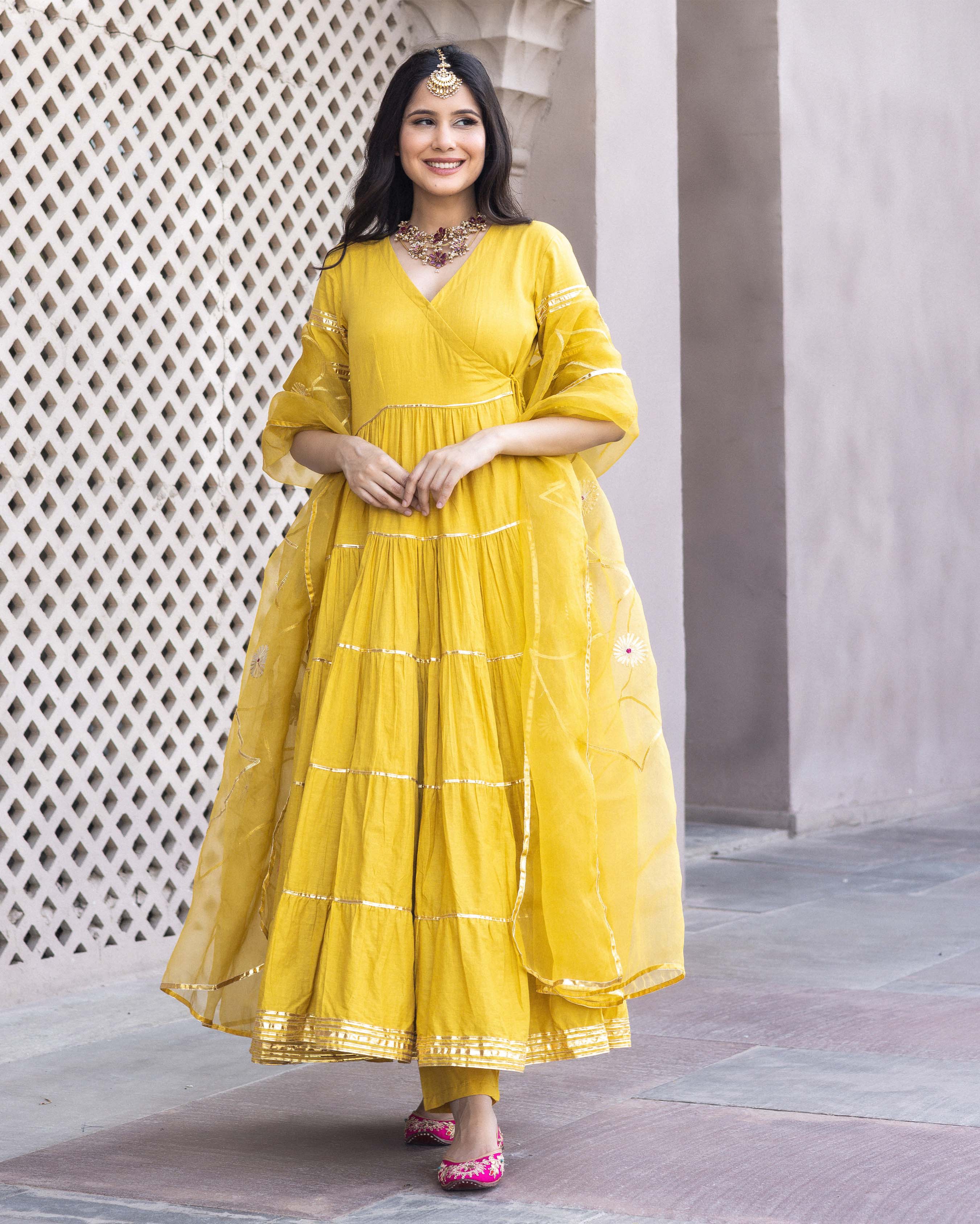 Dahabi Gotapatti Cotton Suit Set - Image 9