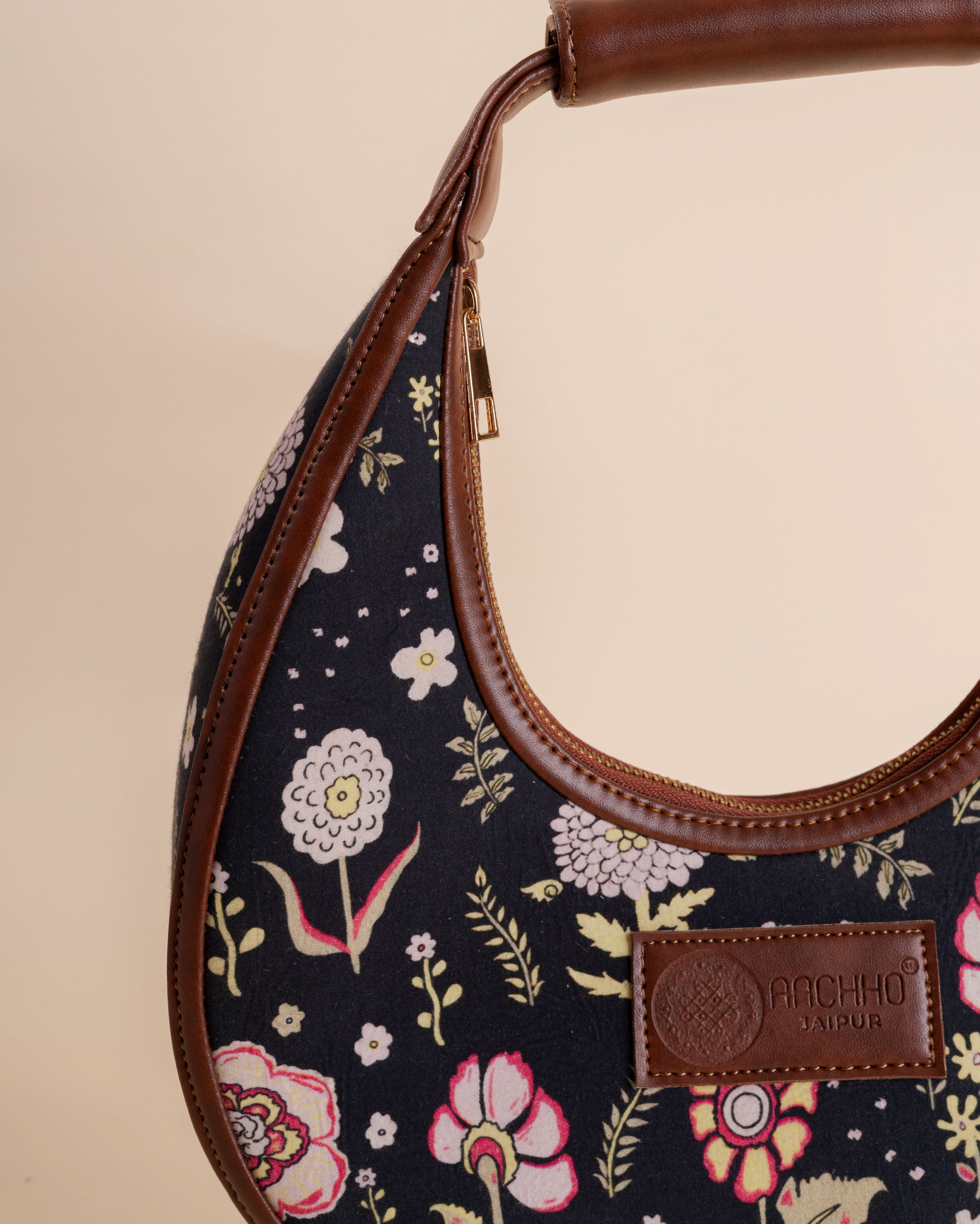 Dune Black Half Moon Bag - Image 6