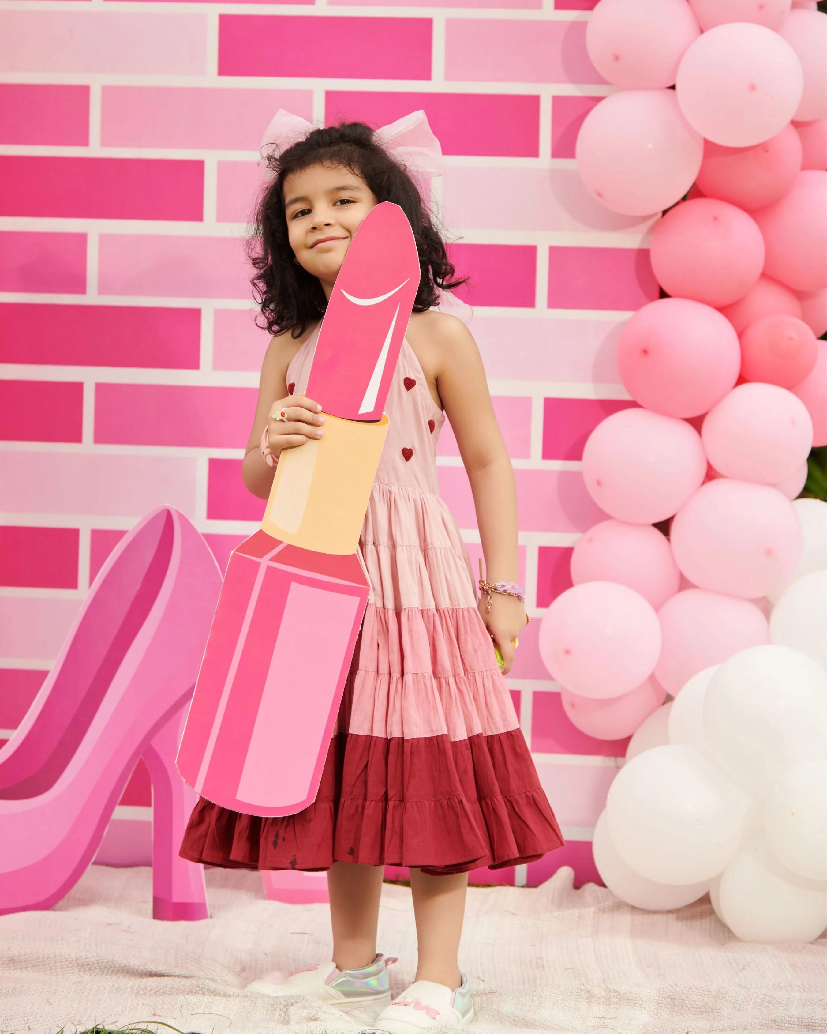 Elina Tier Cotton Dress - Image 3