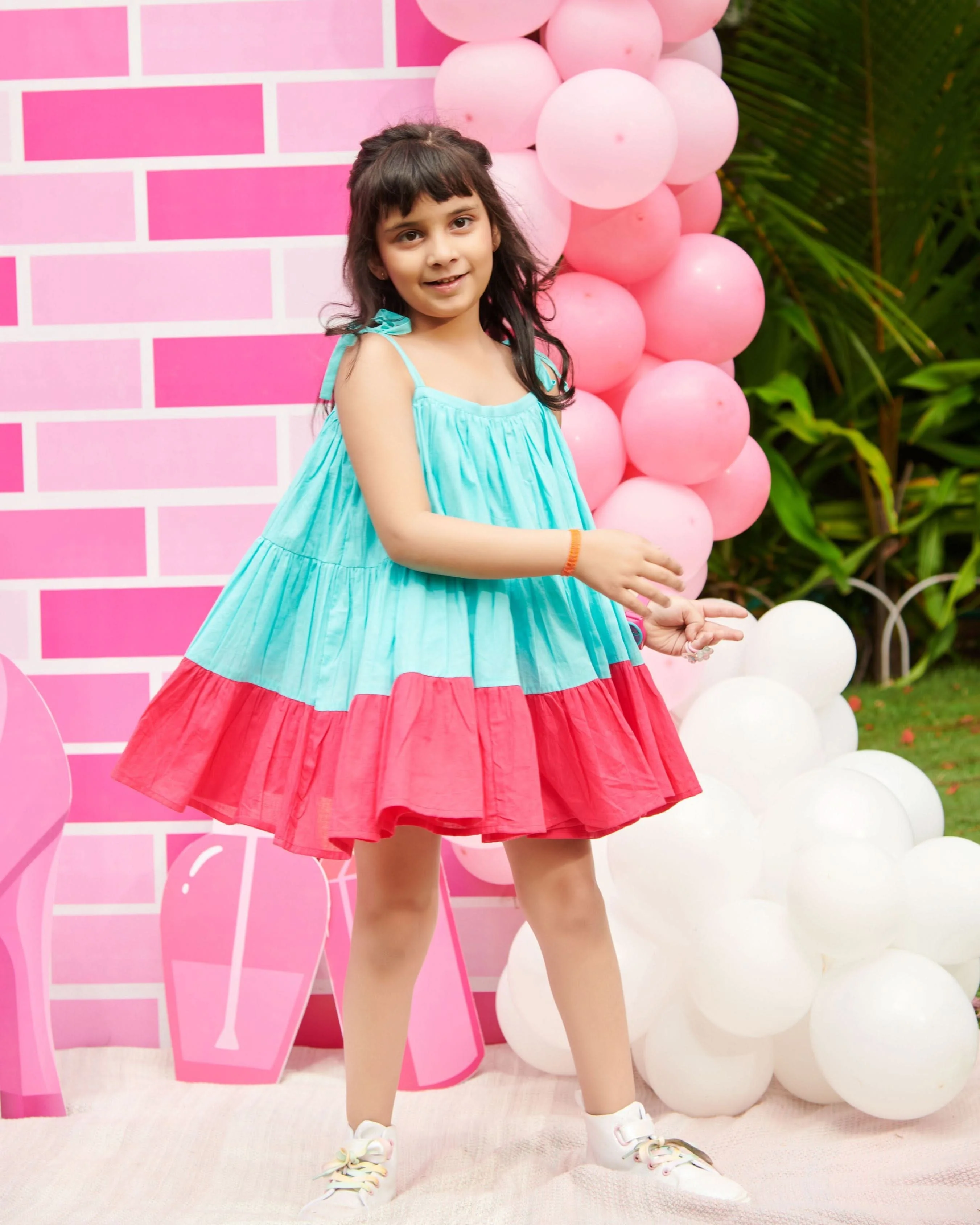 Erica Tier Cotton Dress - Image 5