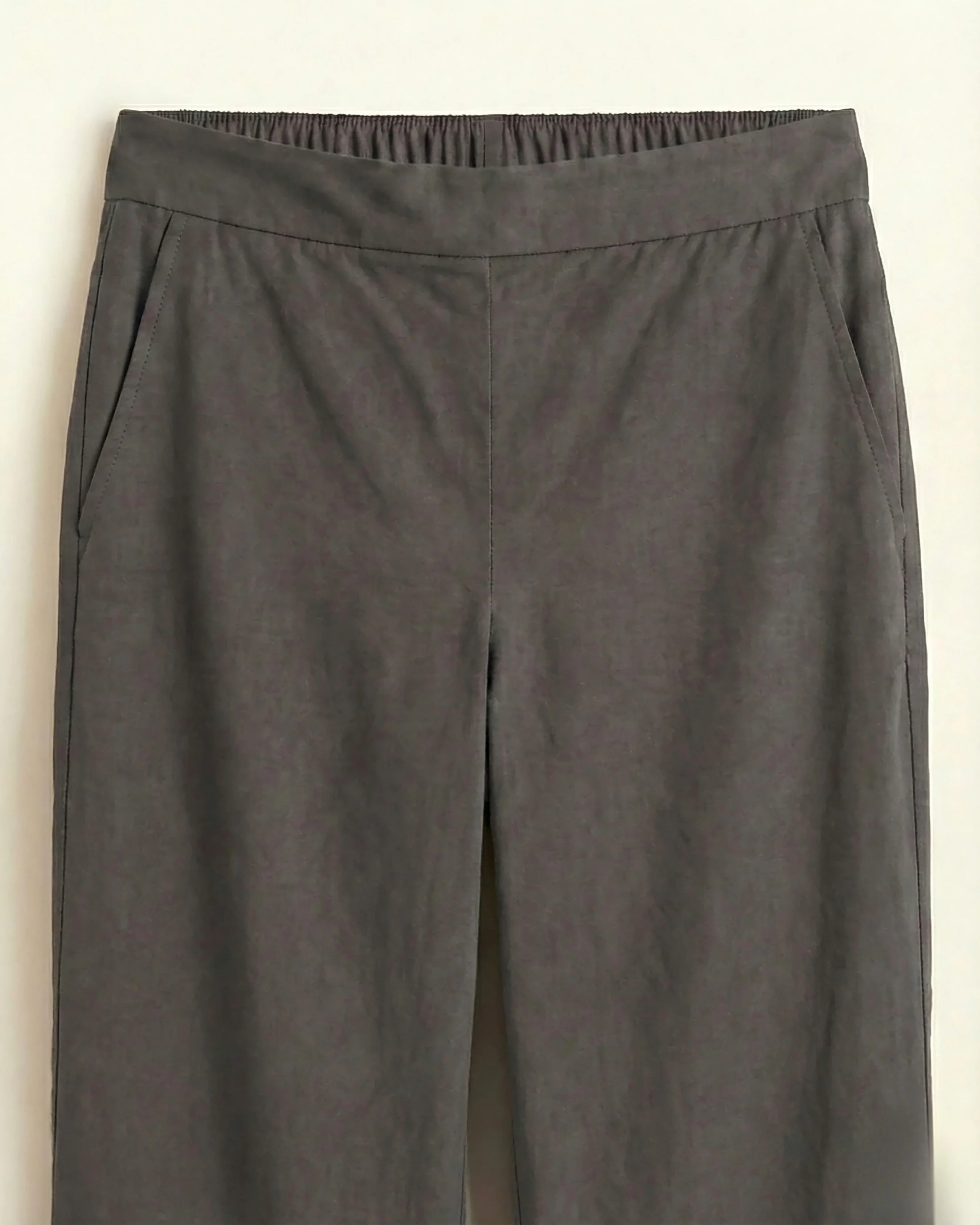 Fiza Dark Gray Cotton Straight Pants - Image 5