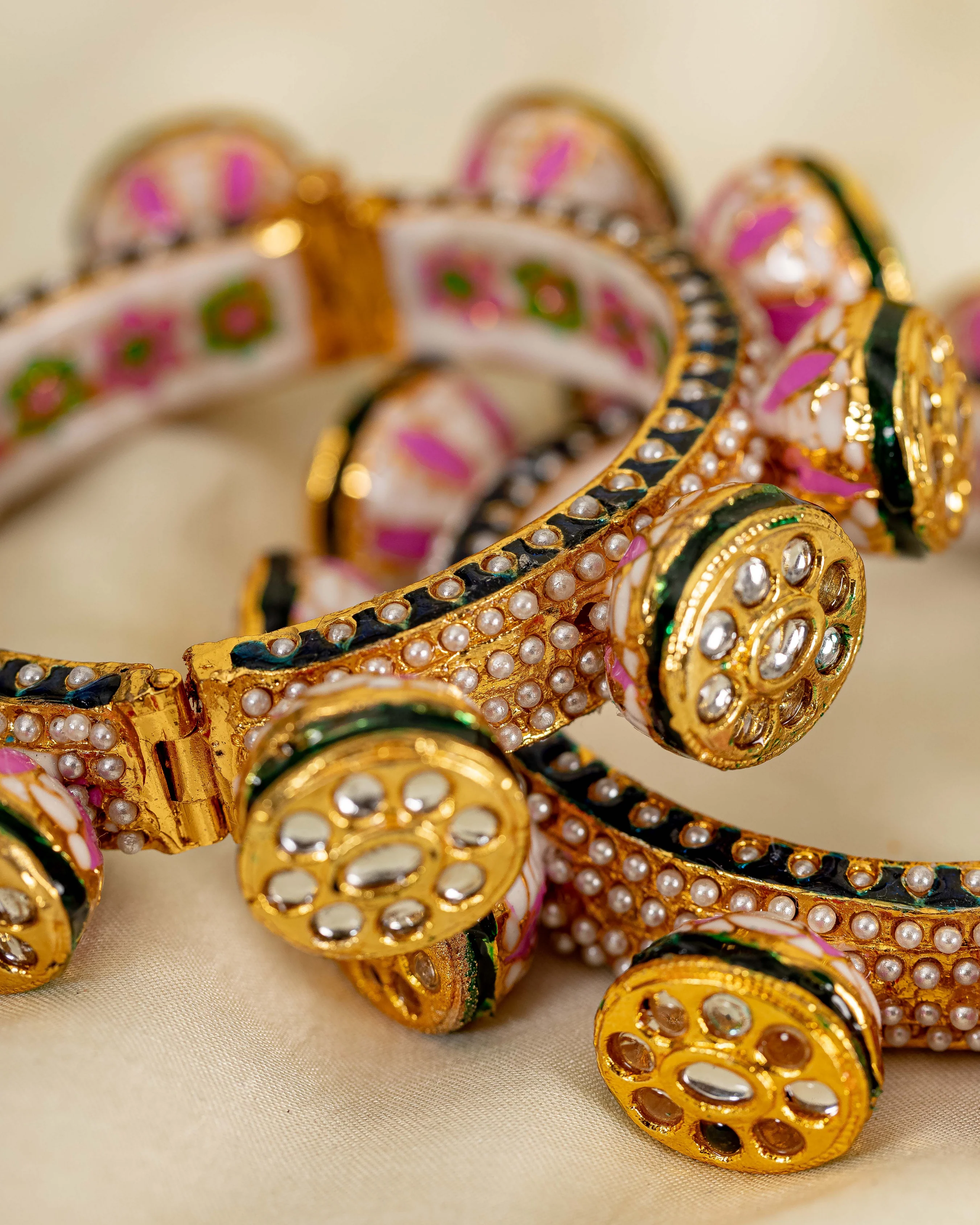 Gulabi Handcrafted Brass Bangles - Image 2
