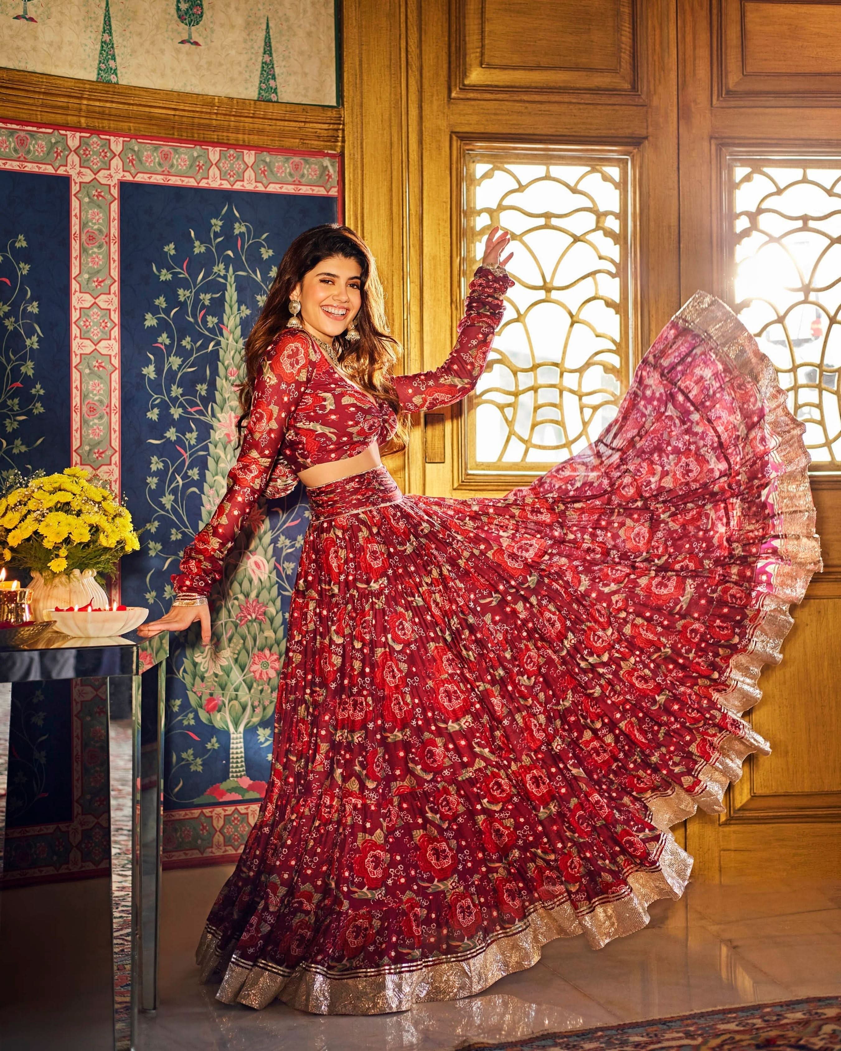 Inina Chanderi Lehenga Set - Image 3