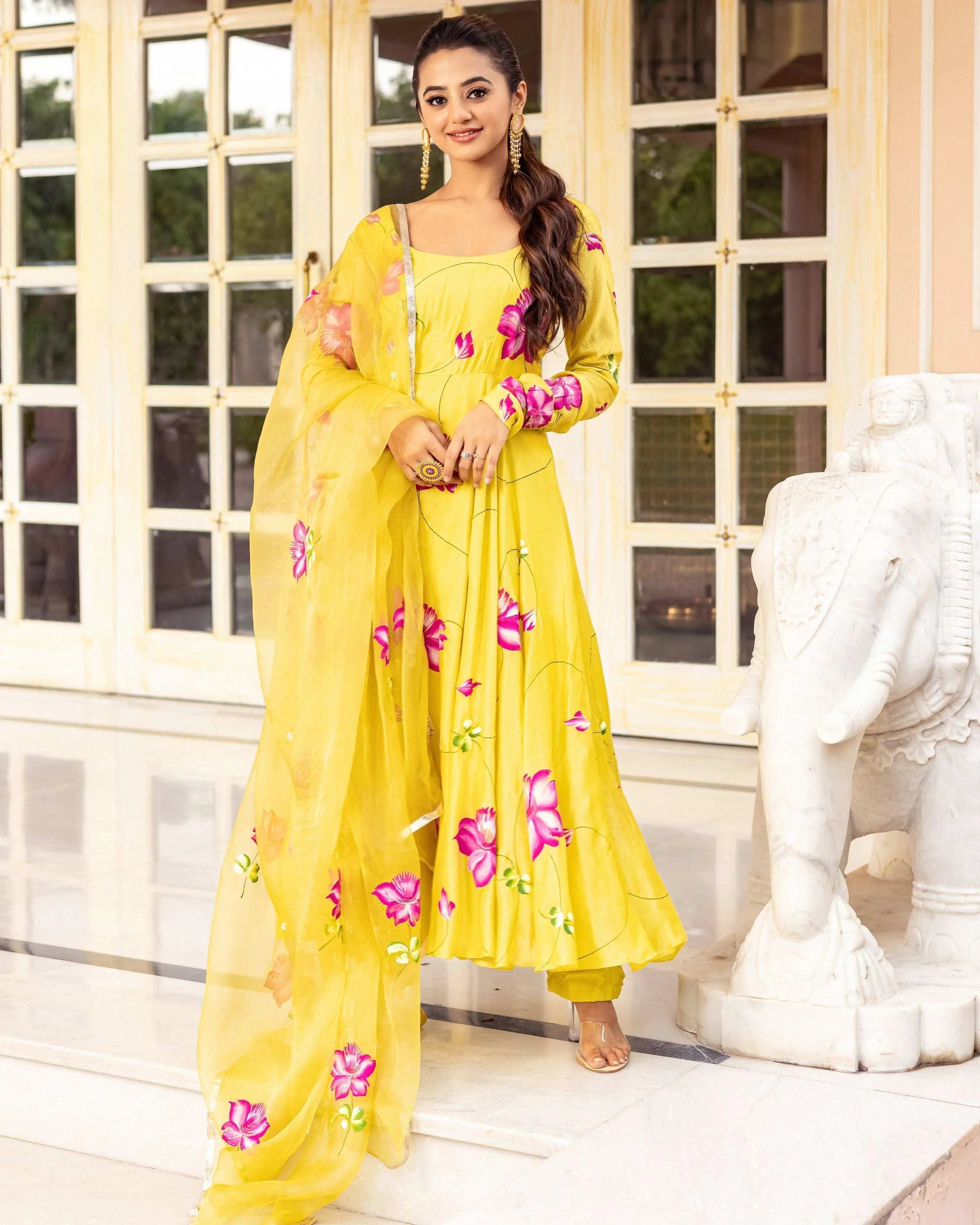 Malasri Handpainted Suit Set - Image 3