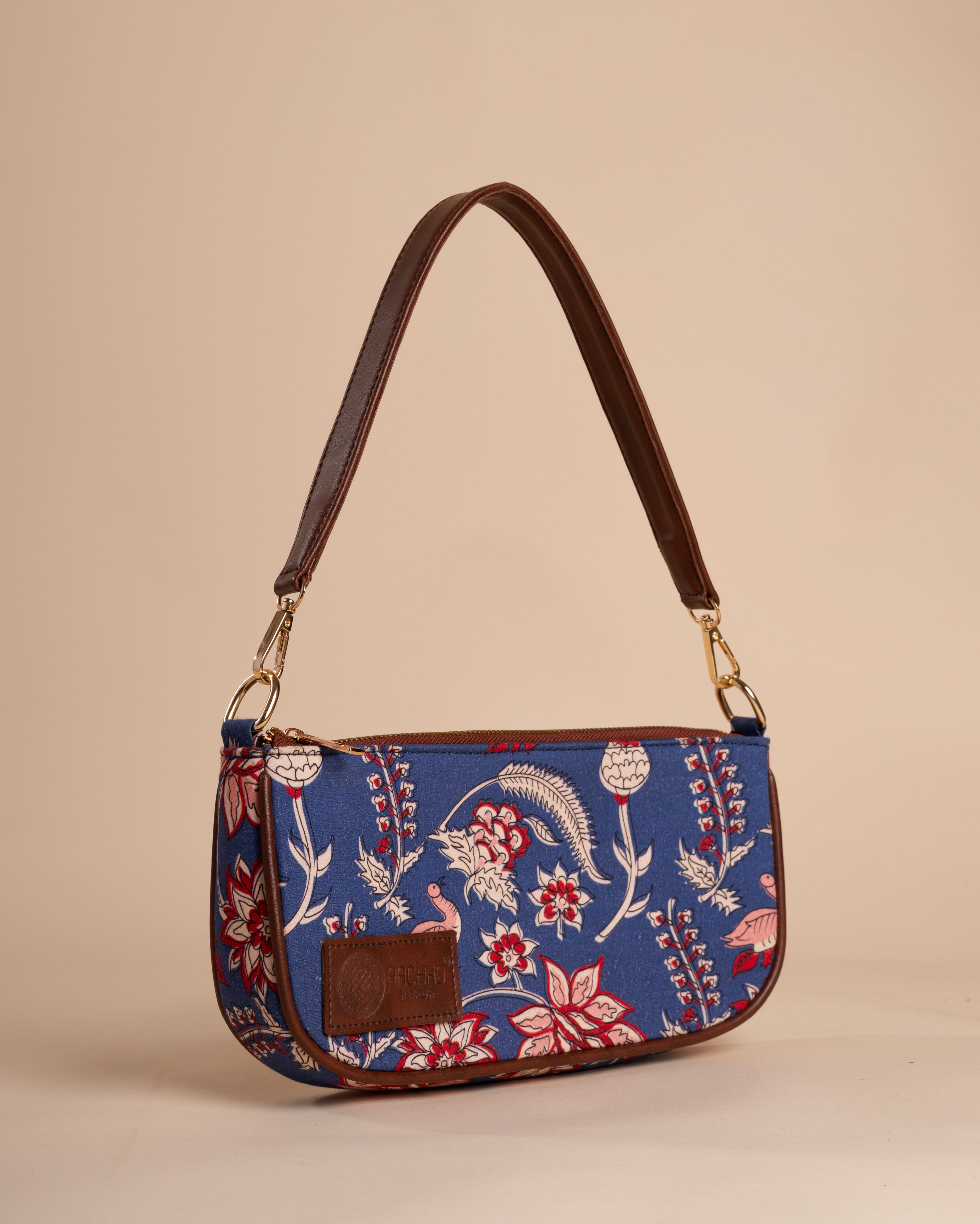 Maranta Blue Baguette Bag - Image 6