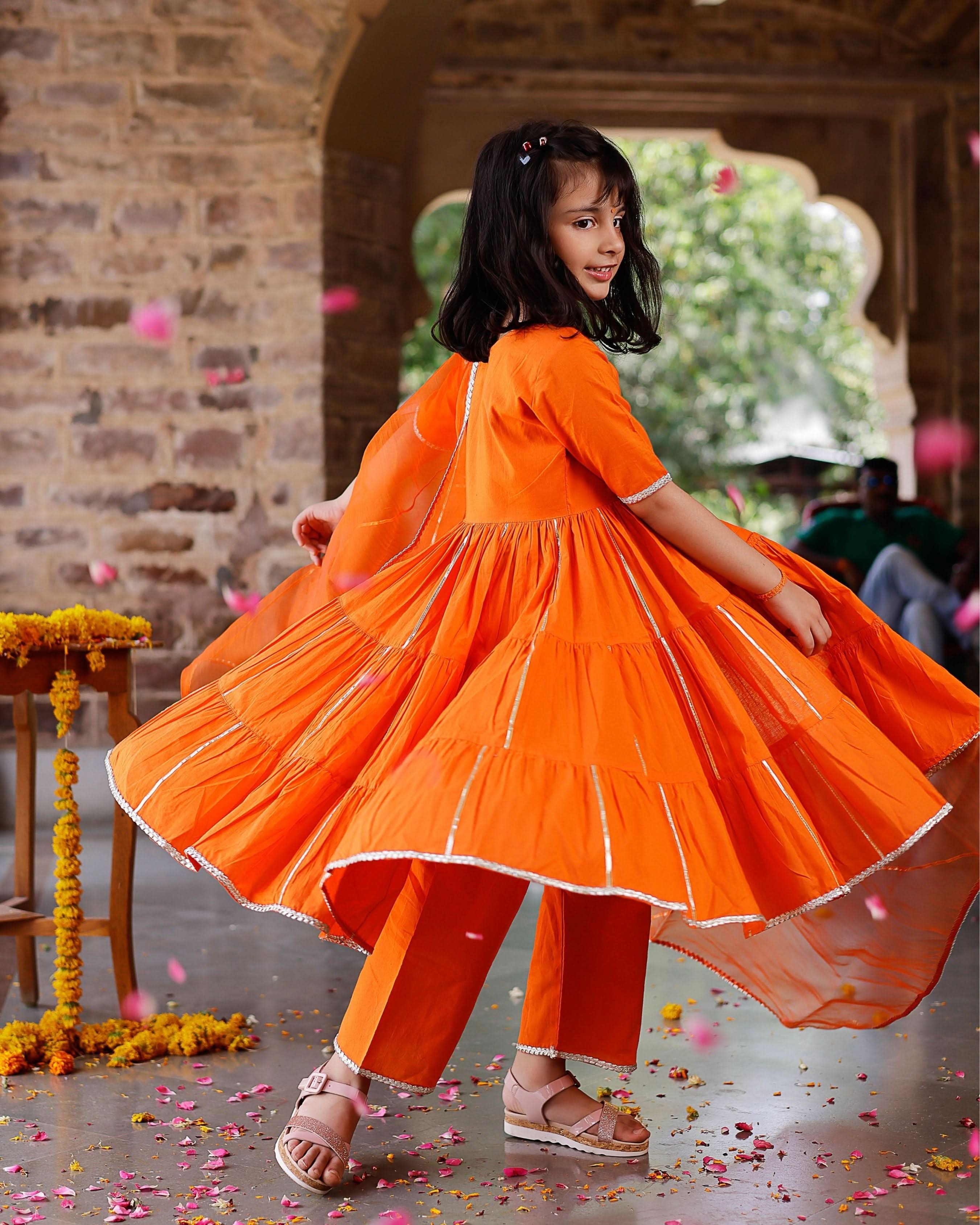 Maya Cotton Gotapatti Suit Set - Image 8