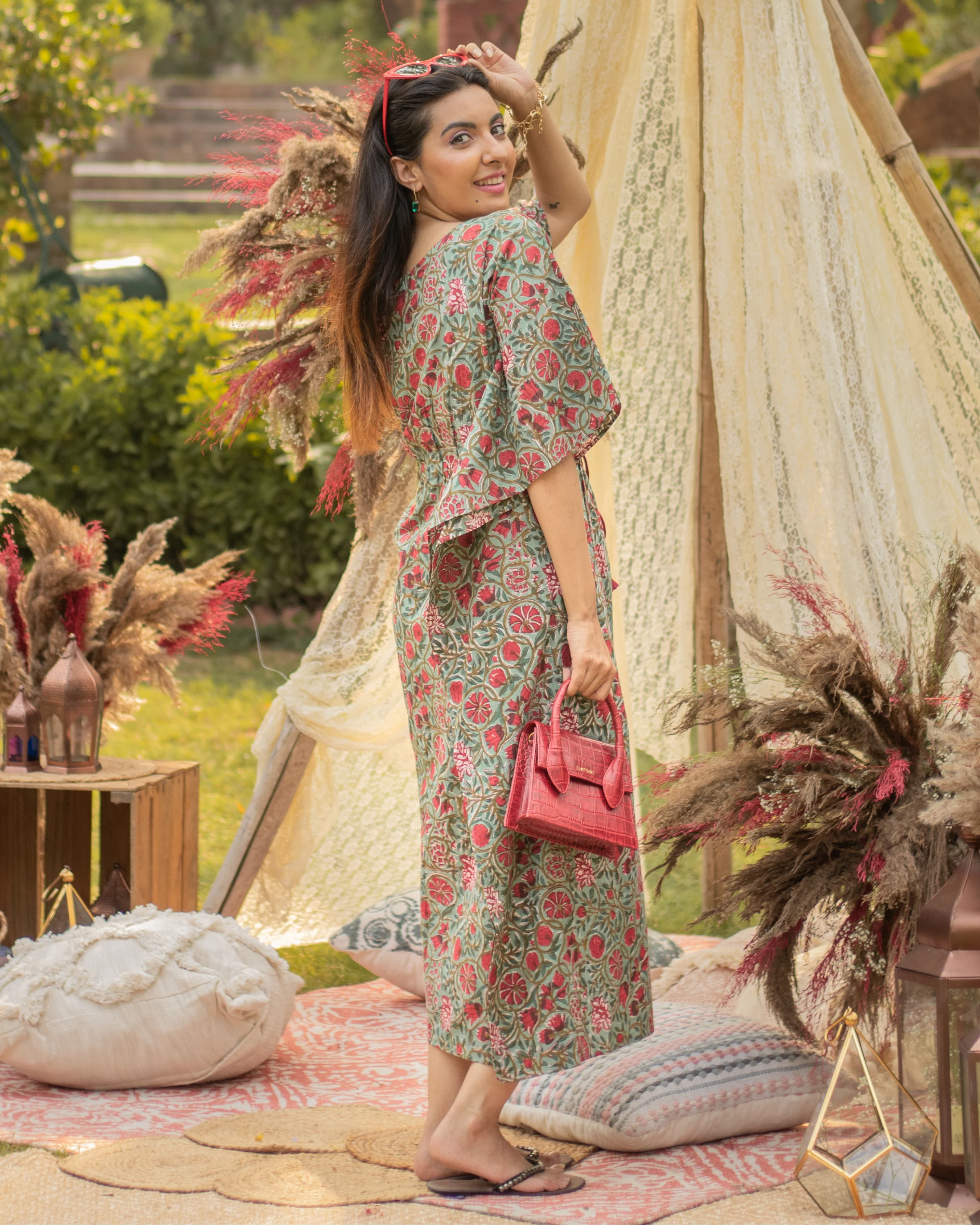 Mexican Bay Cotton Kaftan Set - Image 3