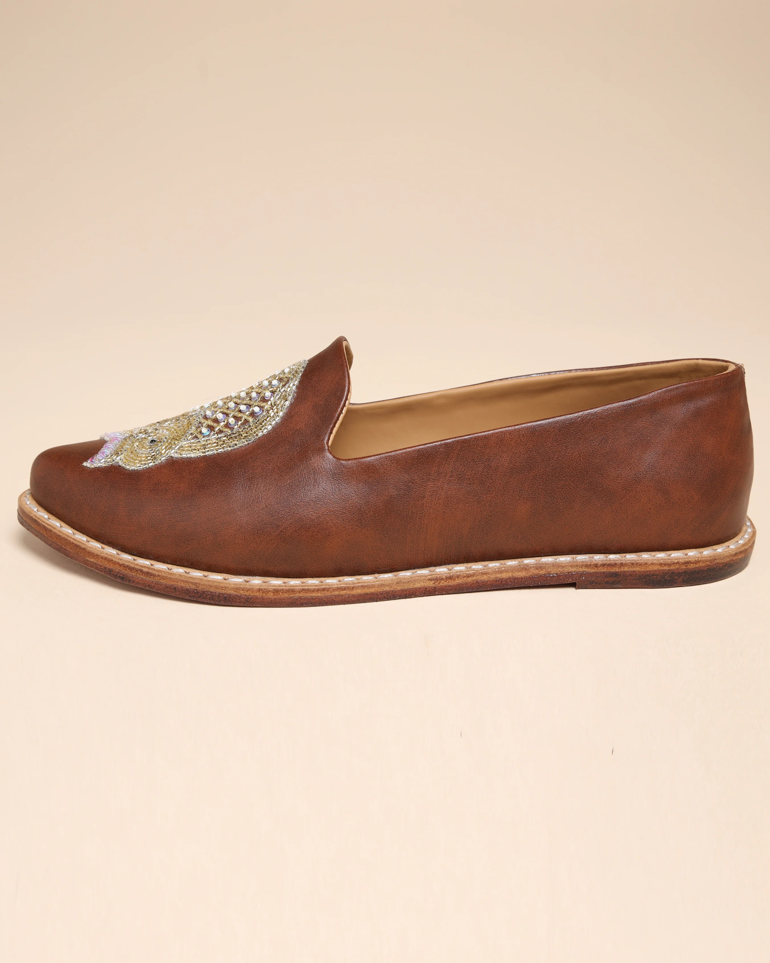Misty Jade Handcrafted Loafers - Image 3
