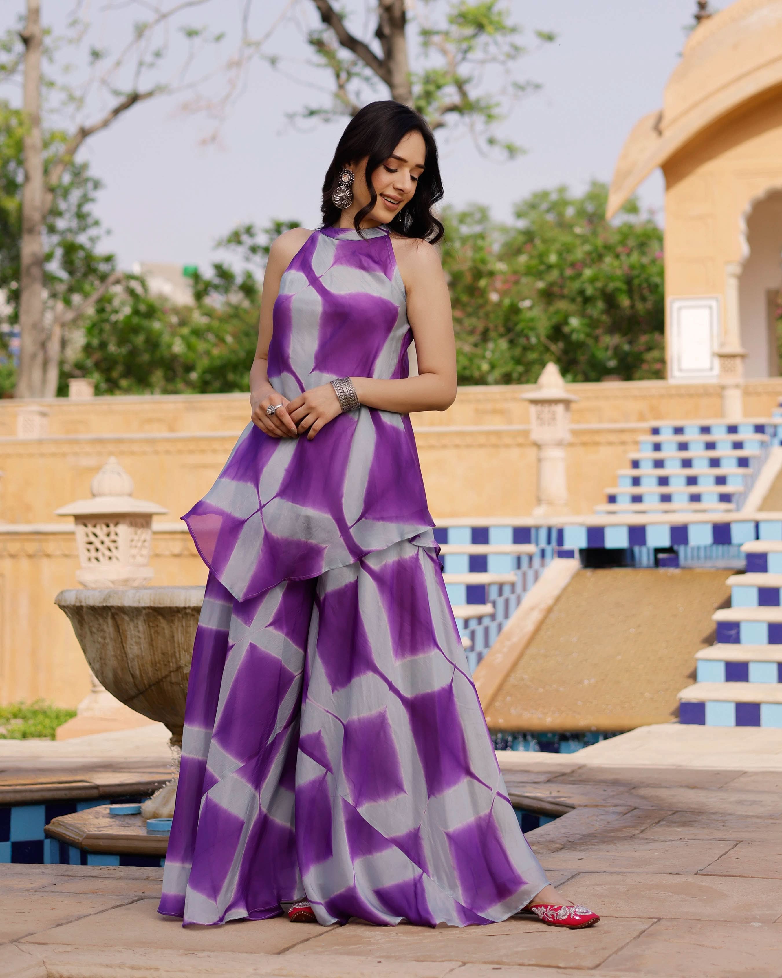 Nancy Silk Tie & Dye Kurta Set - Image 7