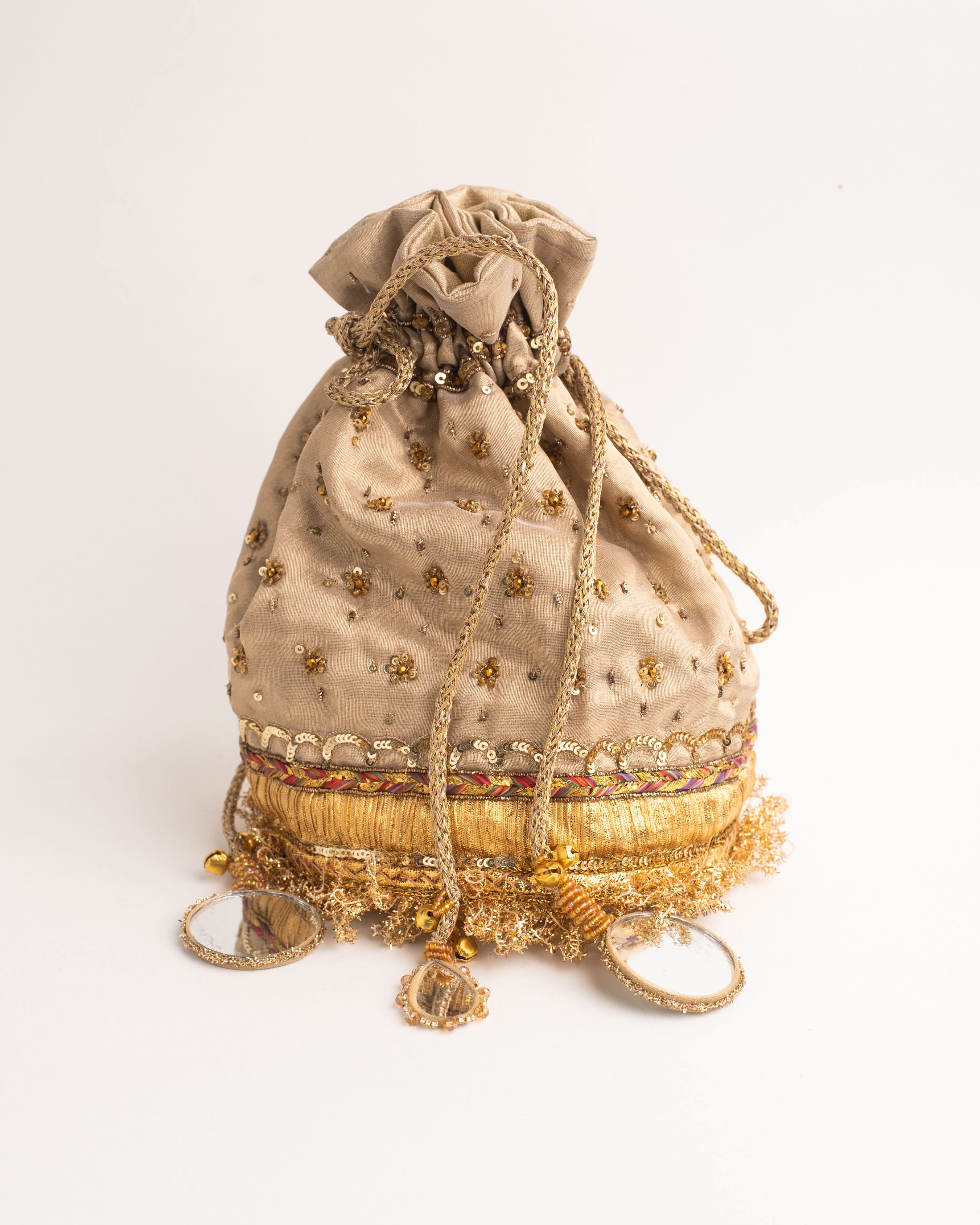 Naqaashi Beige Potli - Image 2