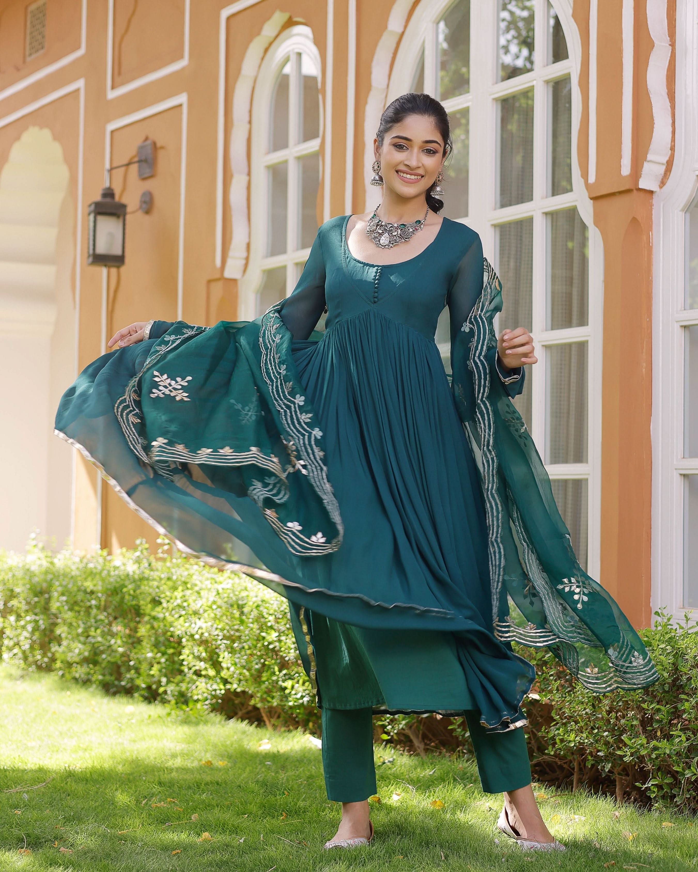 Odika Gotapatti Goergette Suit Set - Image 6