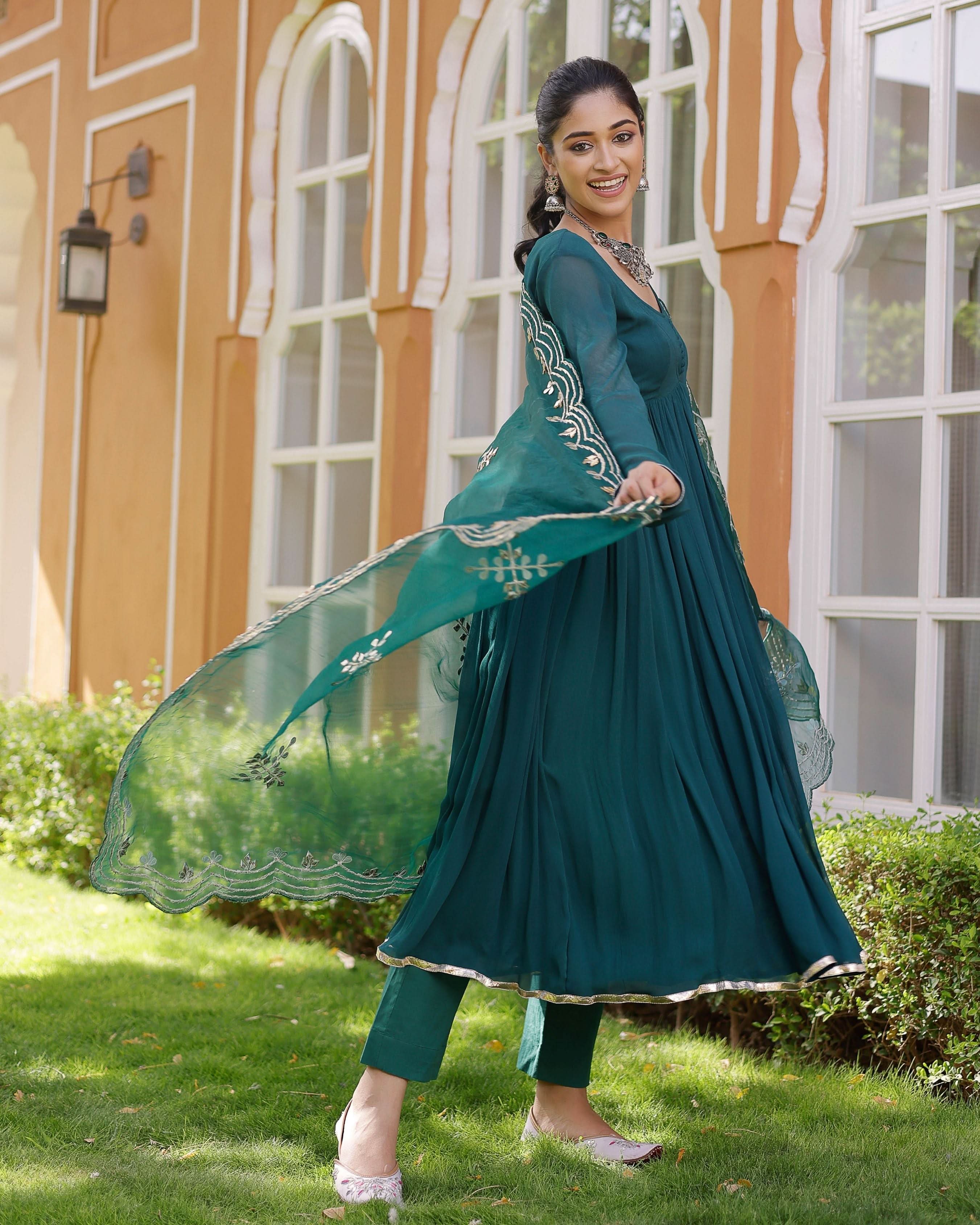 Odika Gotapatti Goergette Suit Set - Image 8