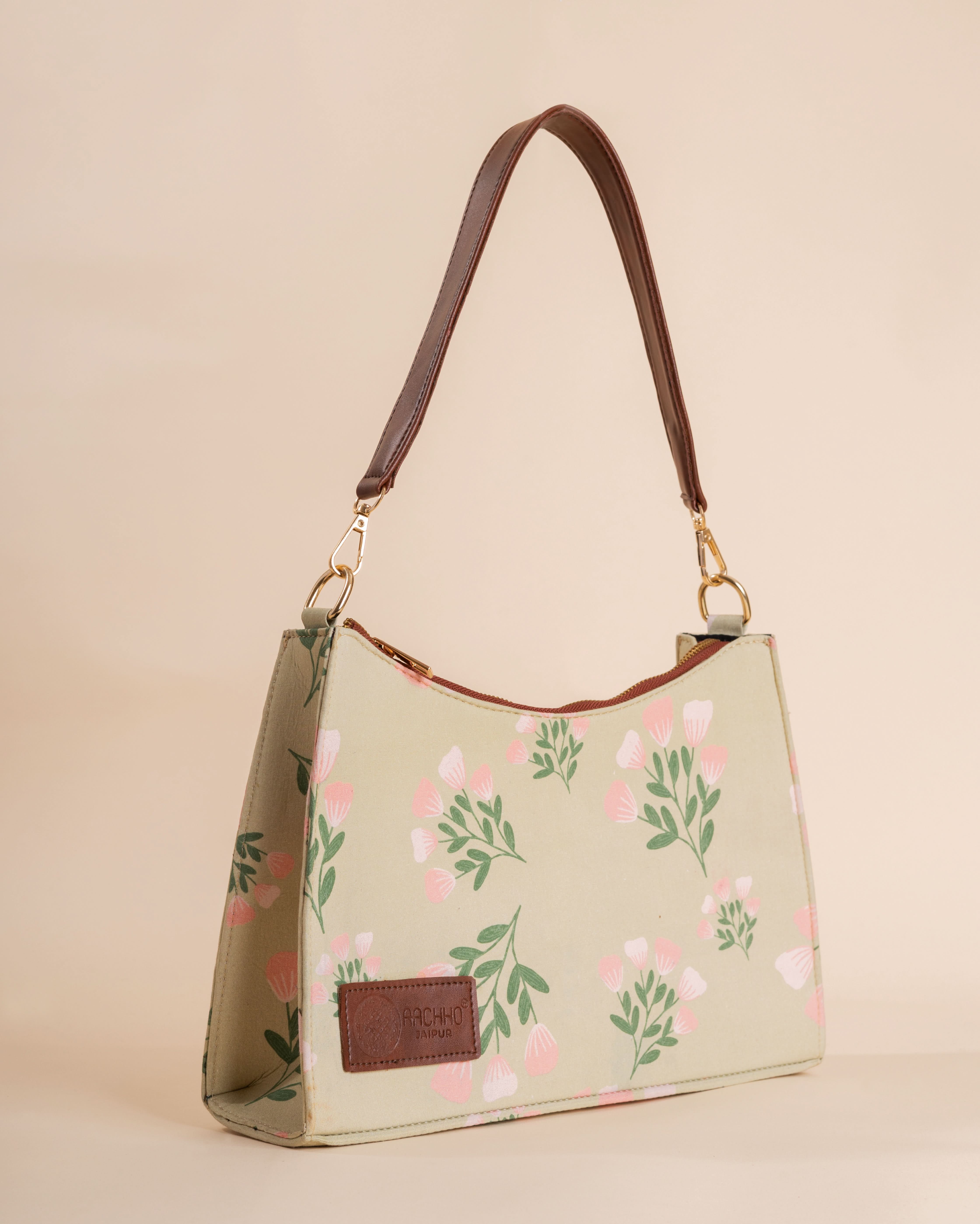 Oriental Green Baguette Bag - Image 6
