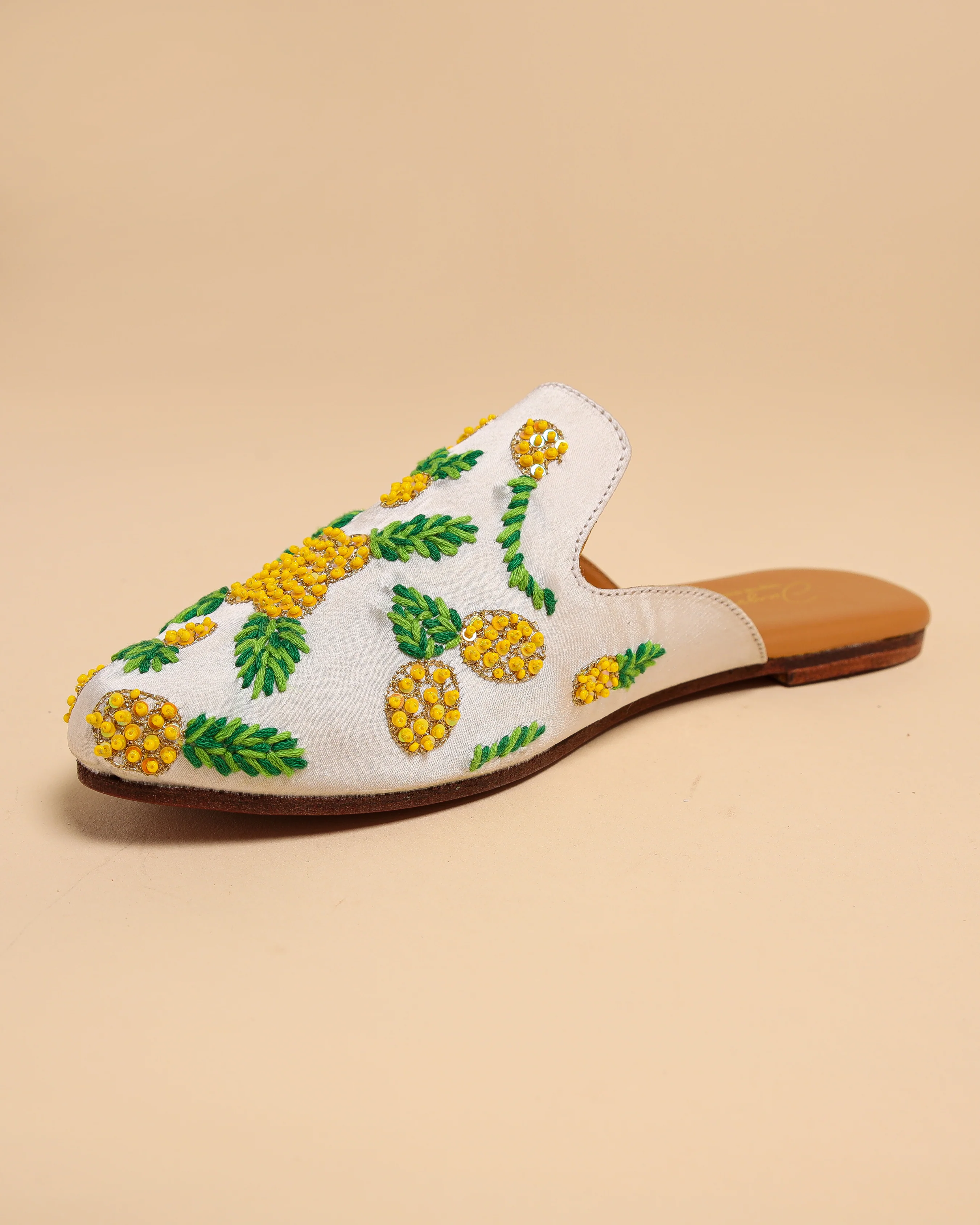 Pineapple Slice Handcrafted Mules - Image 5