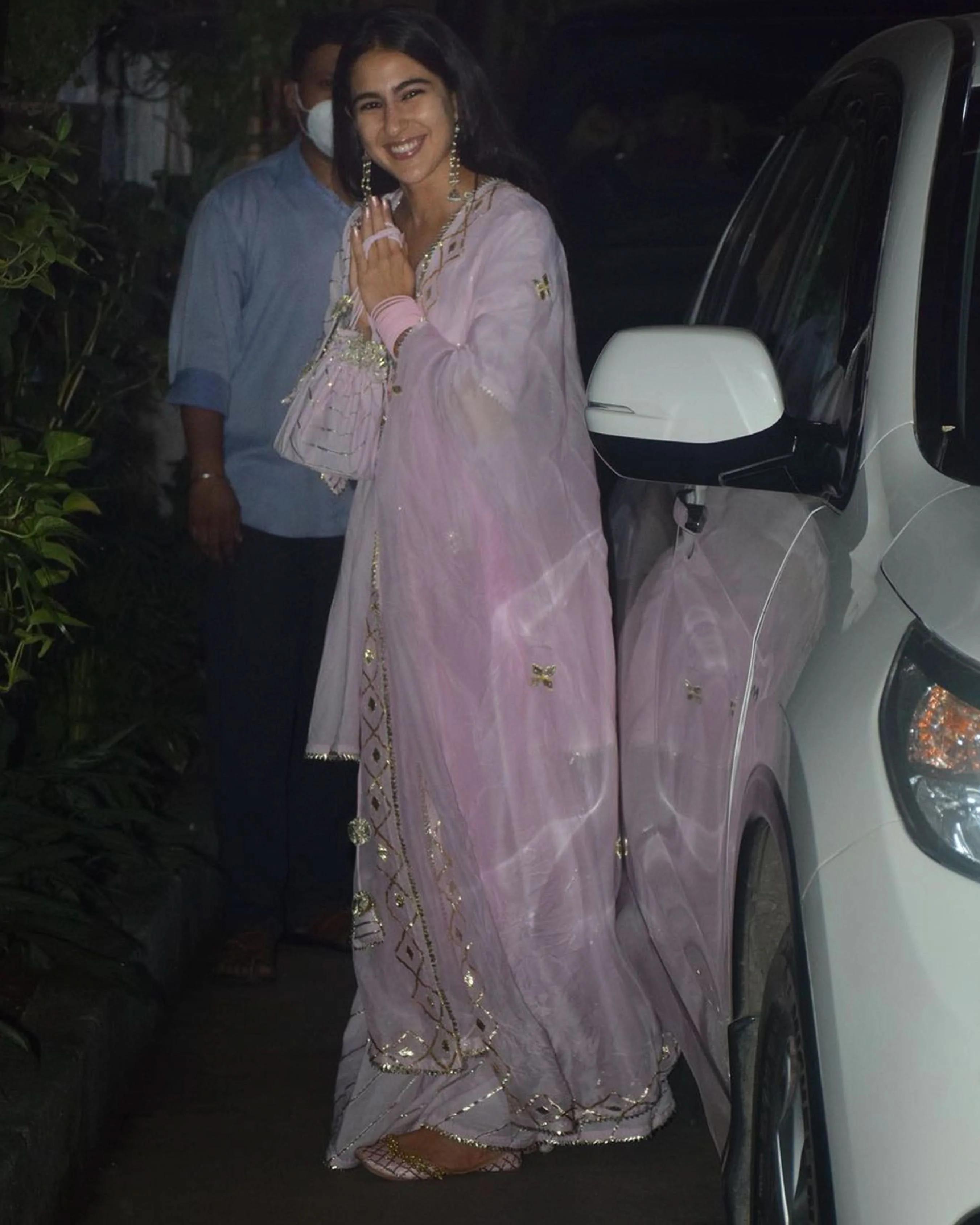 Pink Rhythm Gota Sharara Set - Image 7