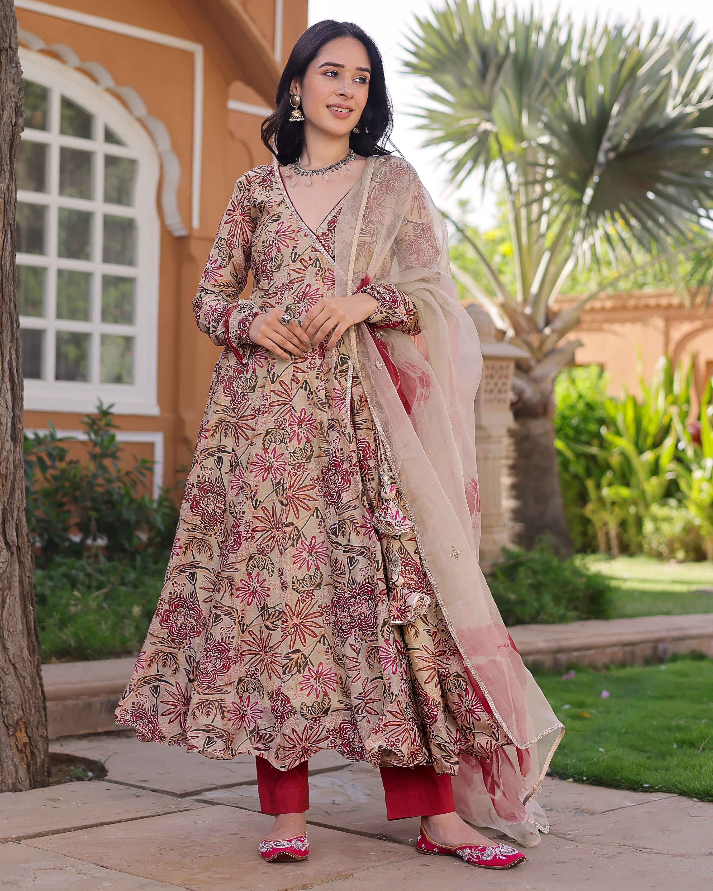 Revati Chanderi Suit Set - Image 2