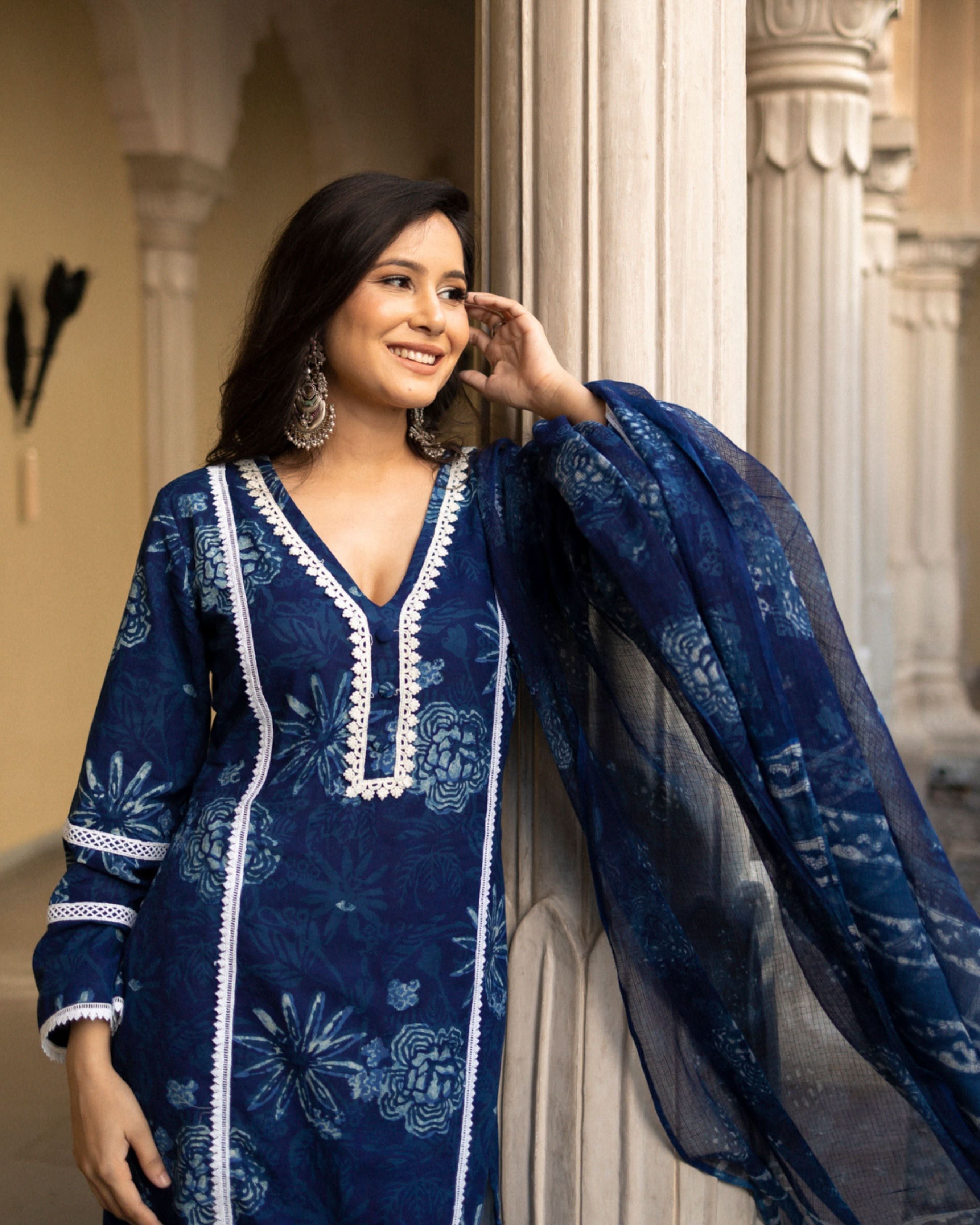 Rithwik Handblock Suit Set - Image 8