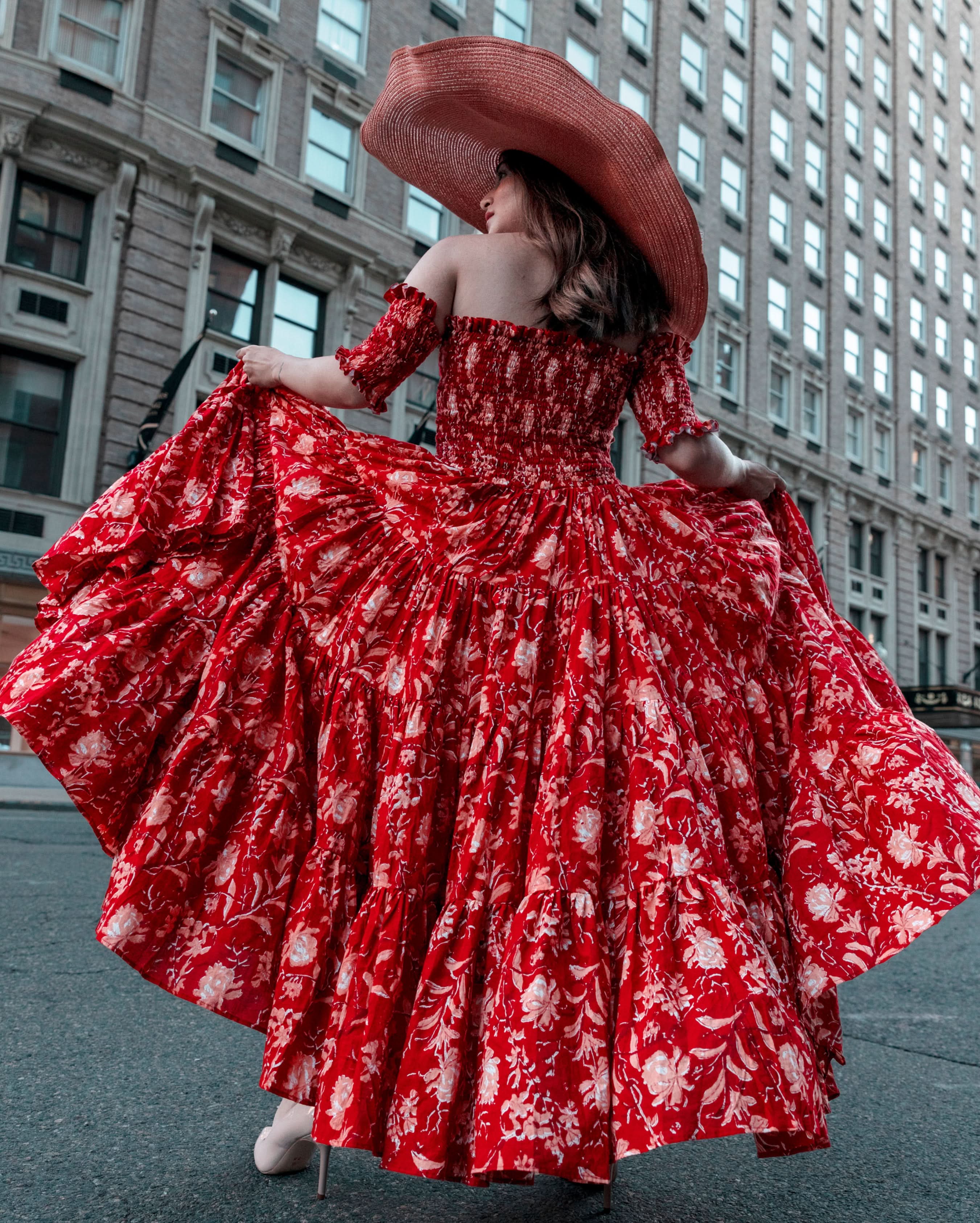 Rosa Smocked Cotton Dress - Image 3