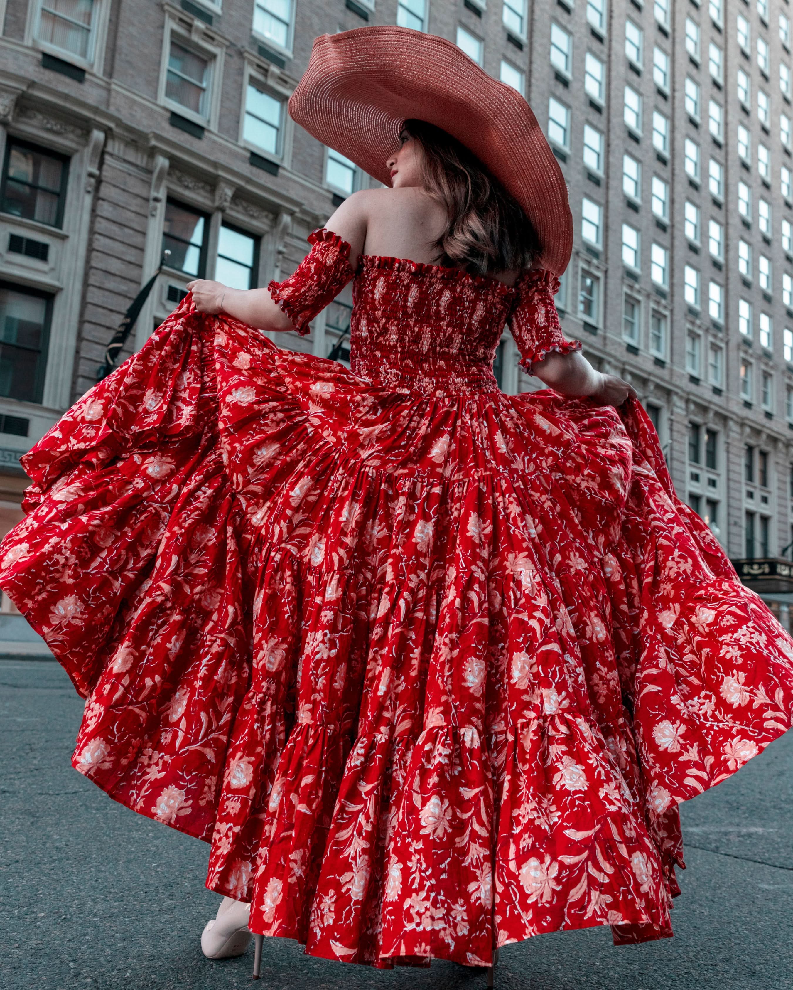 Rosa Smocked Cotton Dress - Image 5
