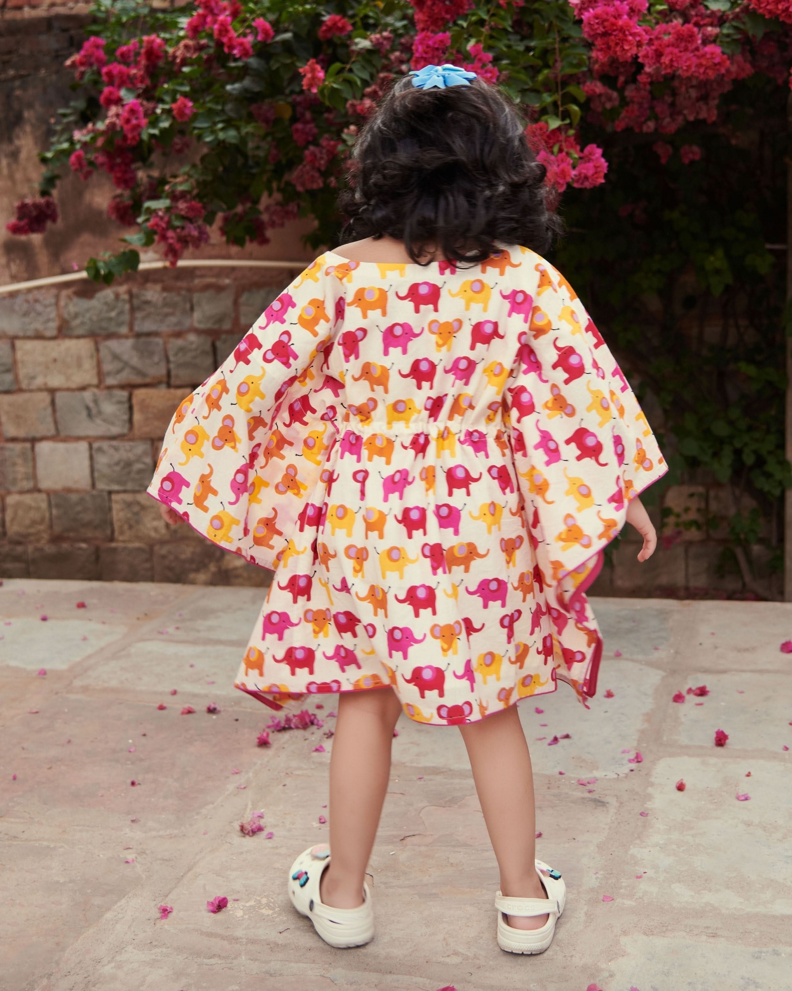 Ruffles Cotton Kaftan - Image 3