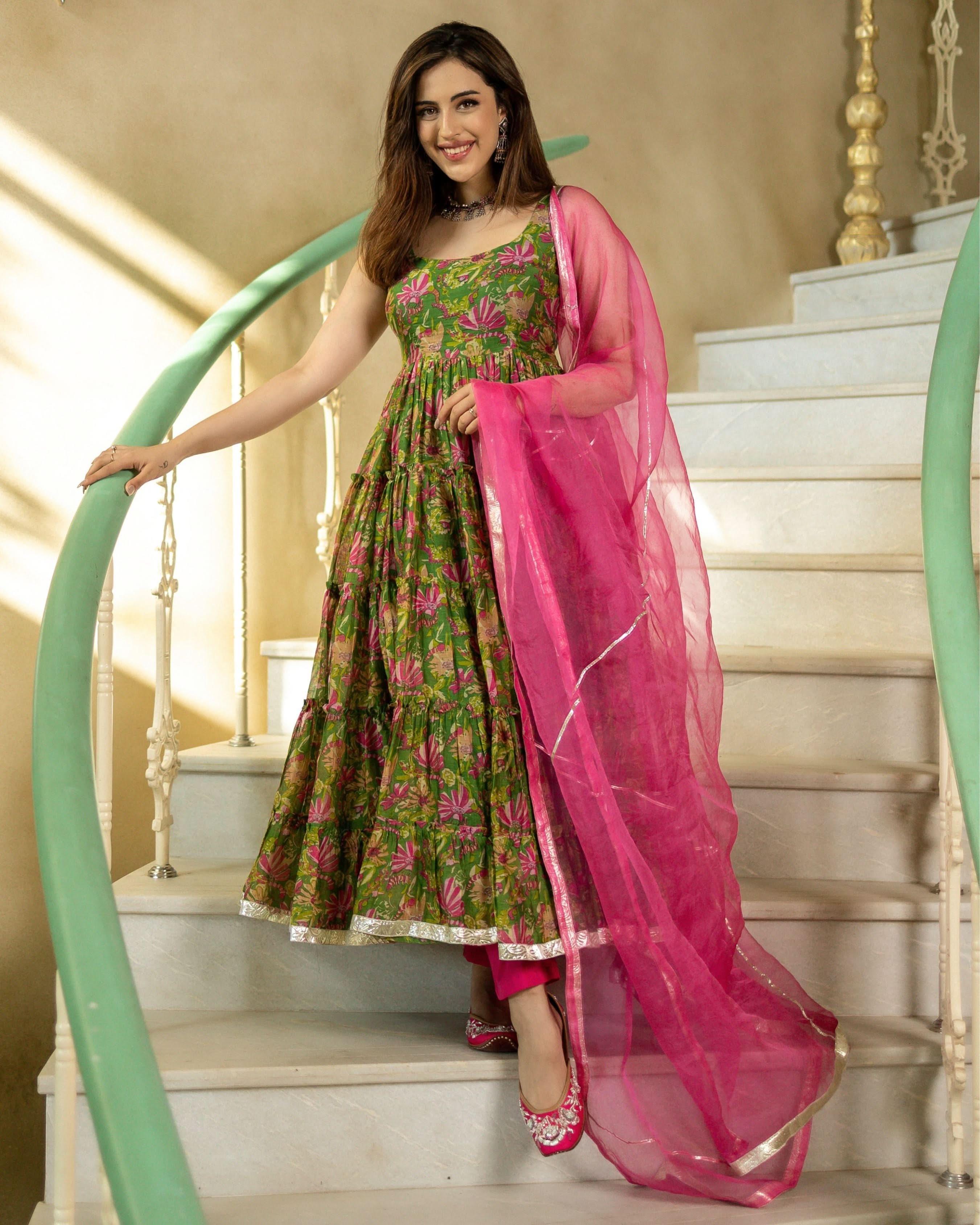 Sadabahaar Chanderi Suit Set - Image 3