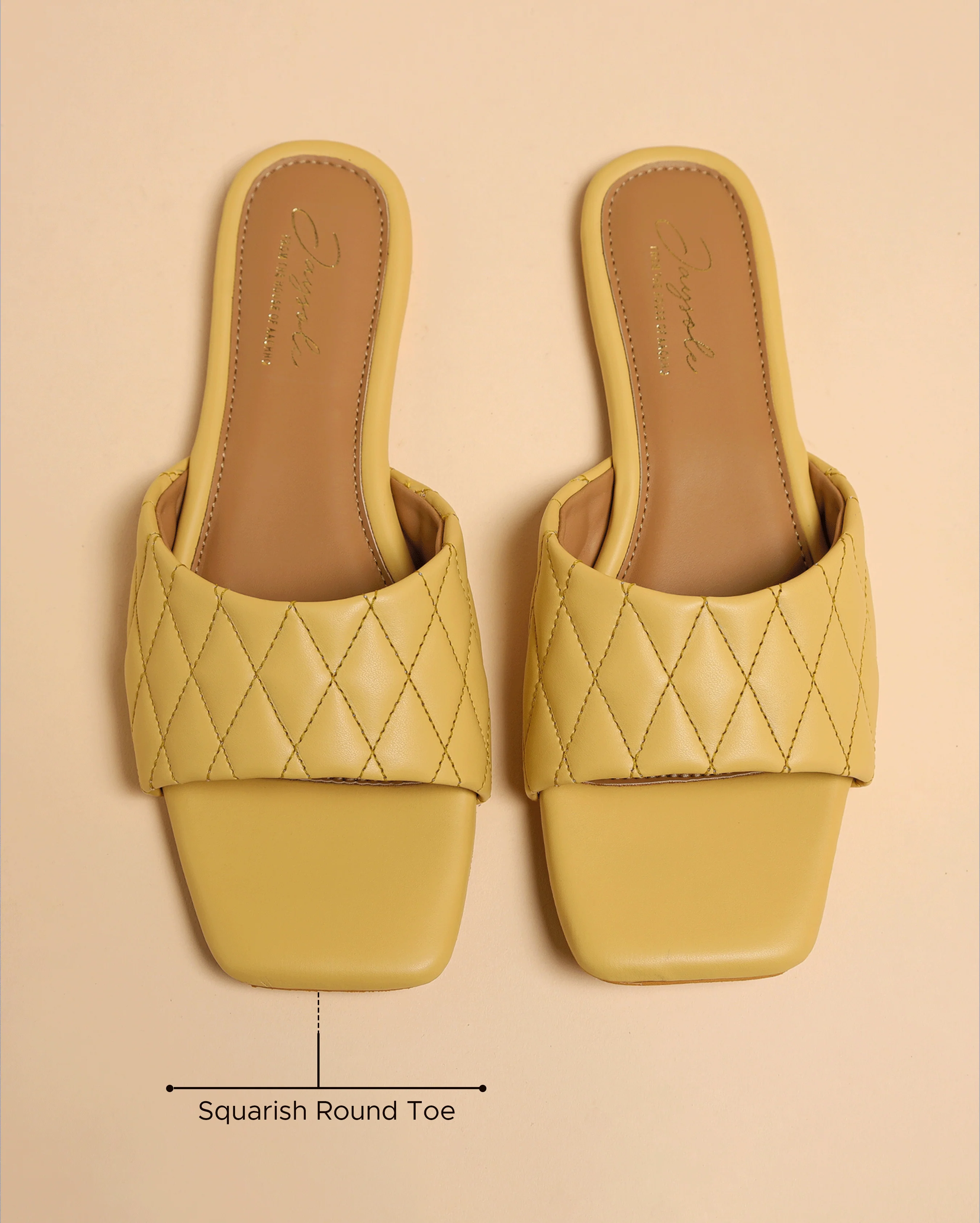 Summer Melon Quilted Slides - Image 2