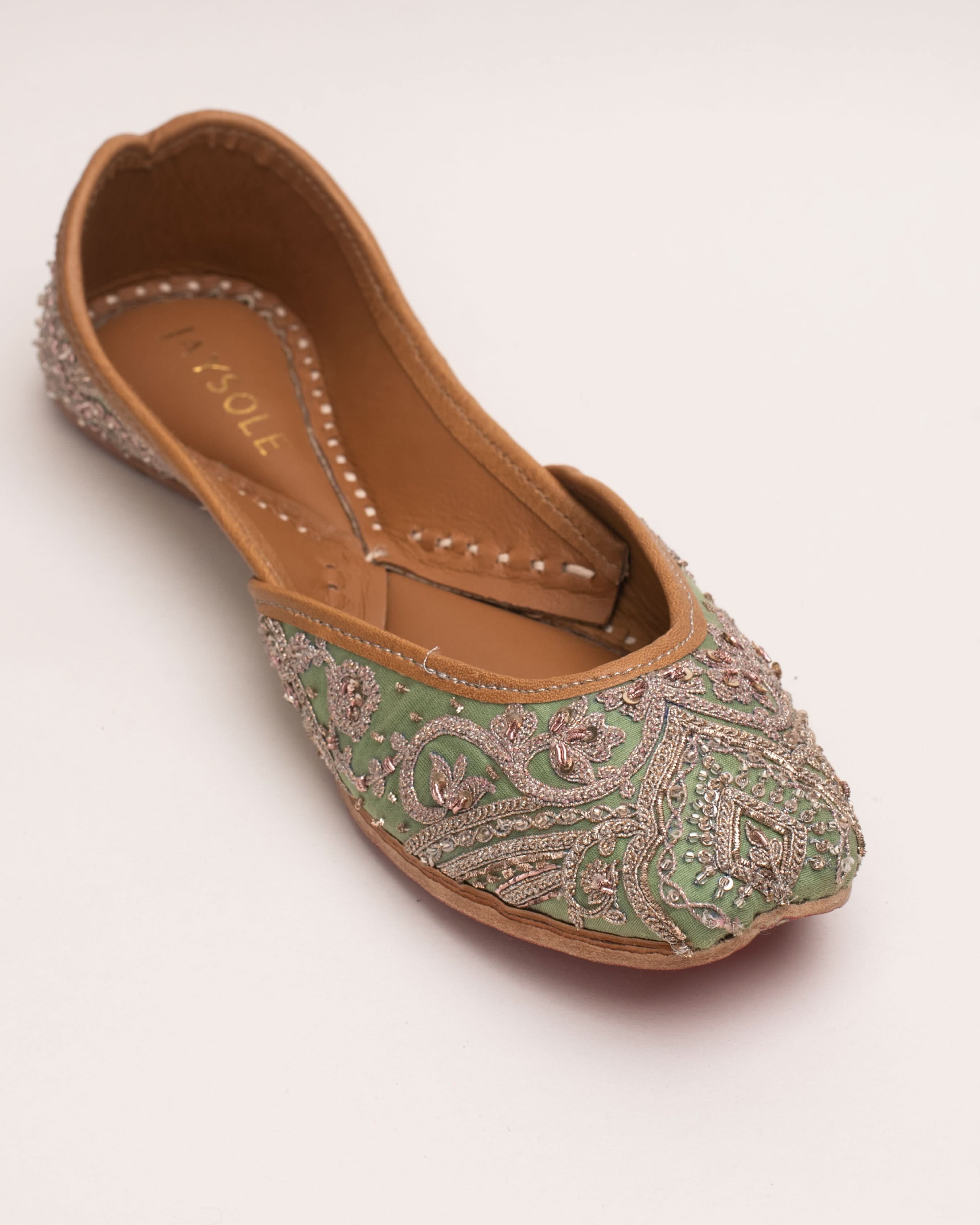Taabir Sage Handcrafted Jutti - Image 7