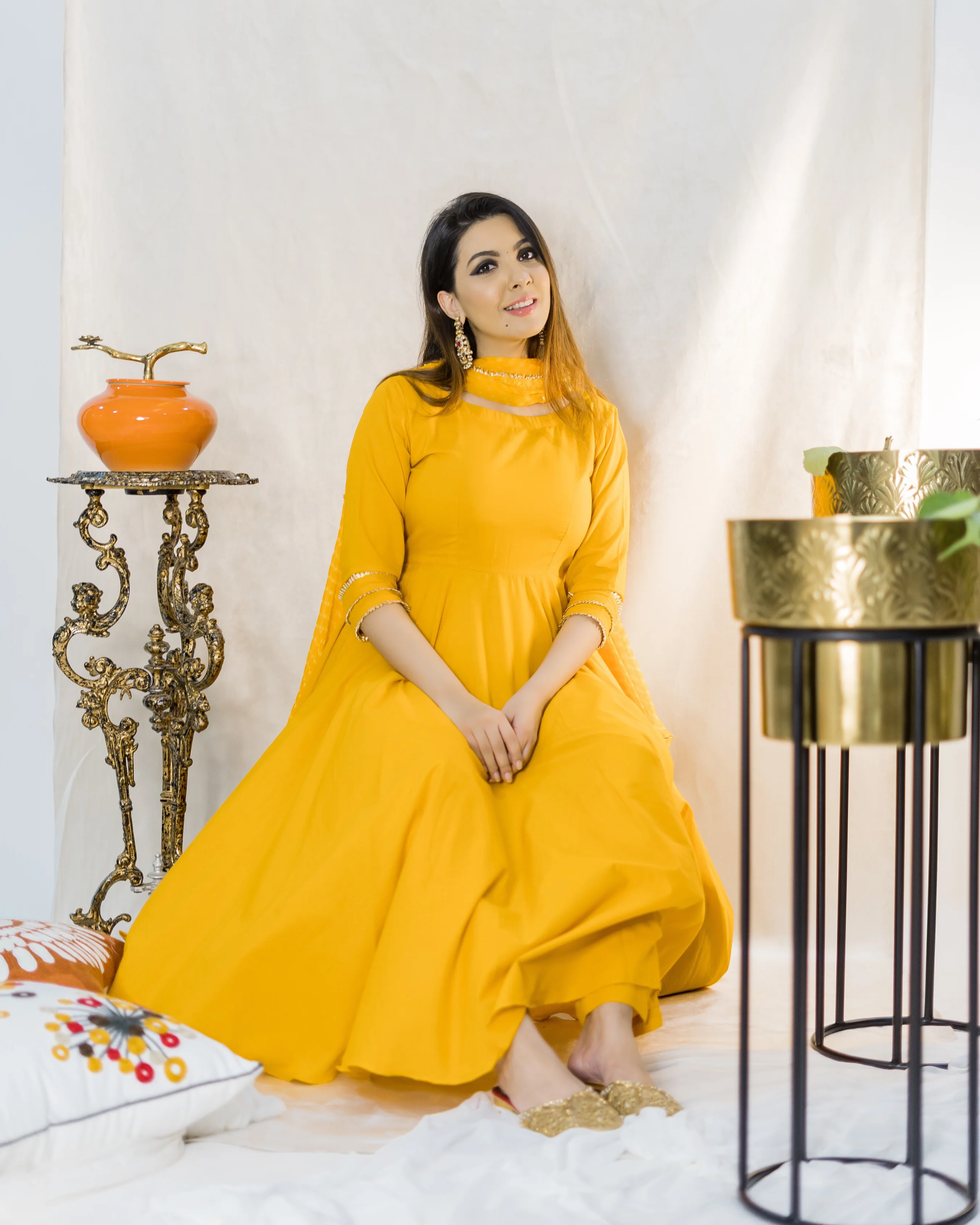 Tangelo Leheriya Suit Set - Image 6