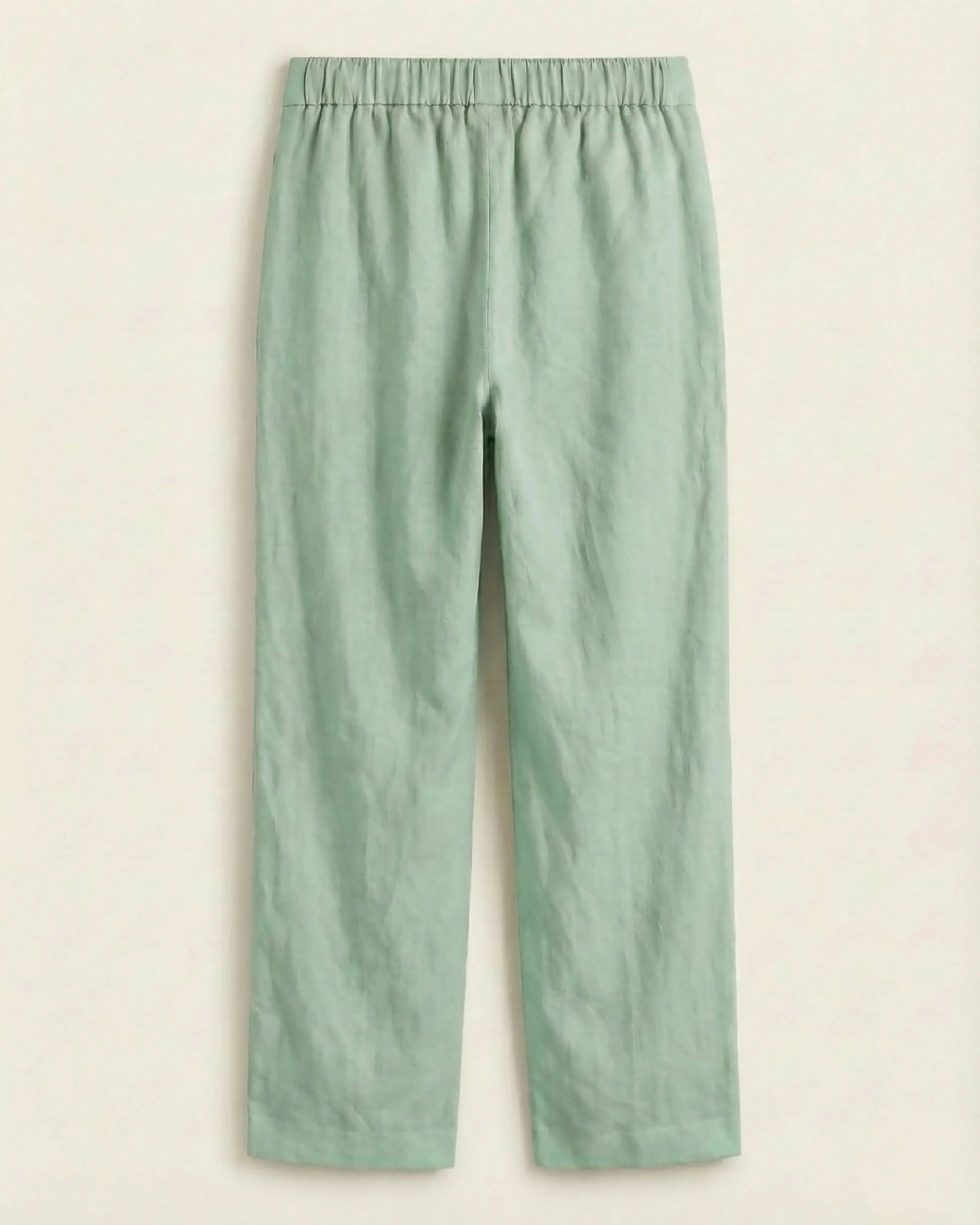 Vidhya Mint Cotton Solid Straight Pants - Image 6